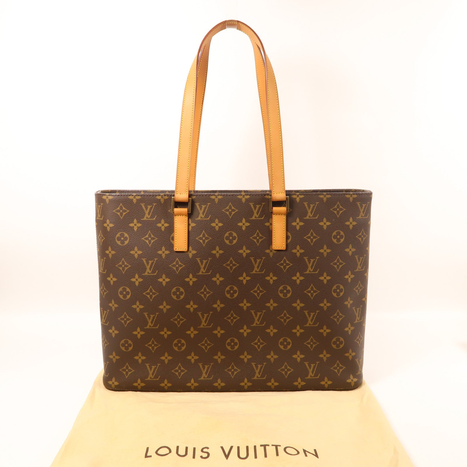 LOUIS VUITTON Monogram Luco Tote Bag金扣肩背袋