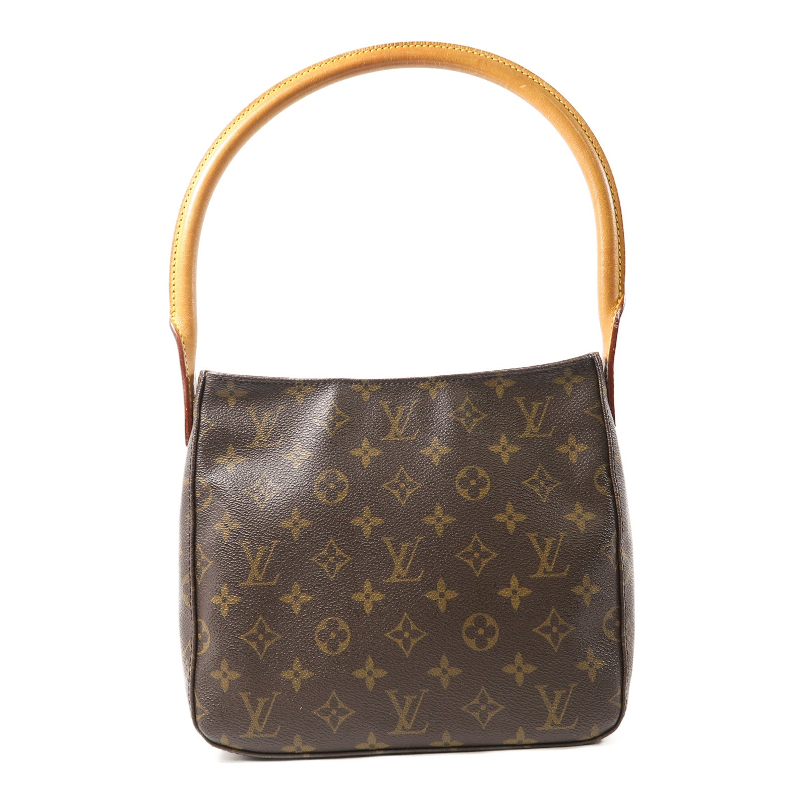 LOUIS VUITTON 【激減優惠】Monogram Looping金扣肩背袋啡色
