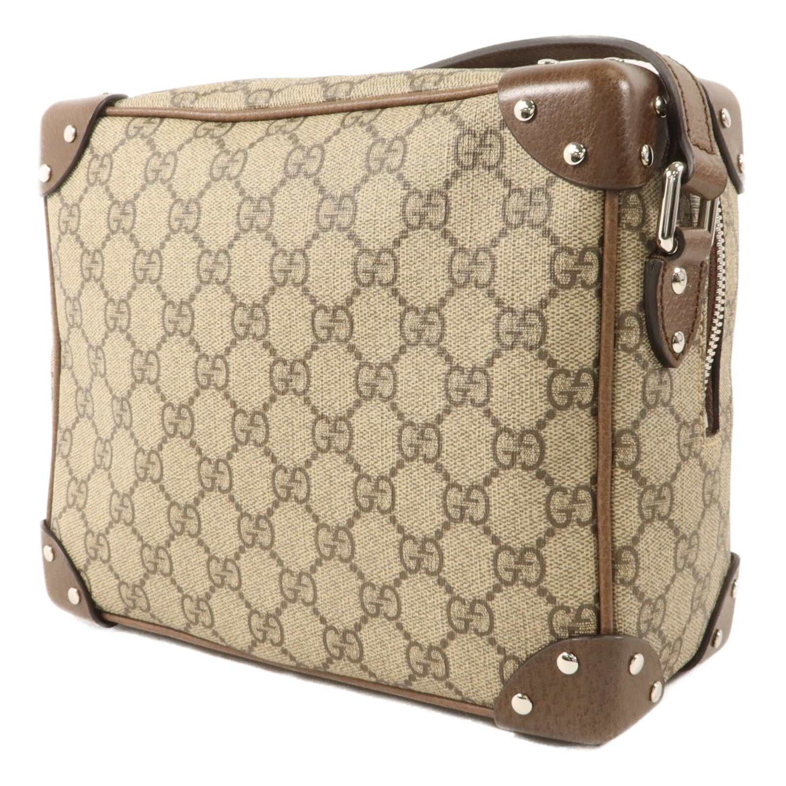GUCCI 塗層帆布GG Supreme Soft Trunk肩背袋