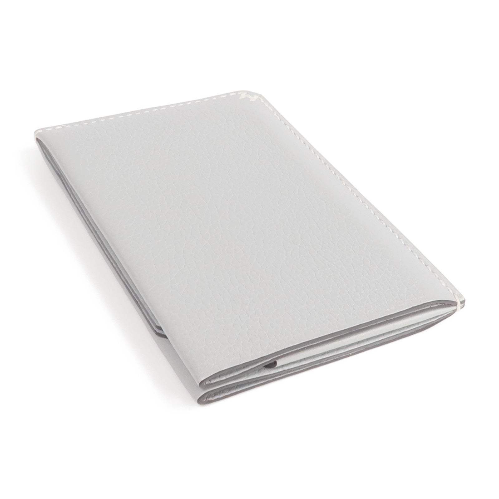 HERMES Evercolor皮革Card Case卡片套Gris Meyer