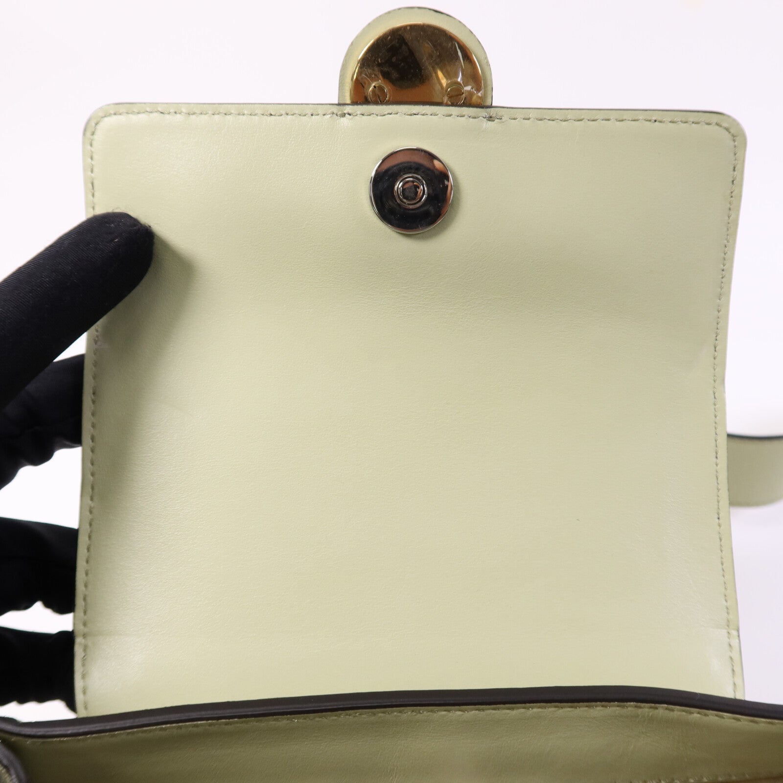 Chloe 牛皮皮革2 Way Shoulder Bag金扣手挽肩背兩用袋