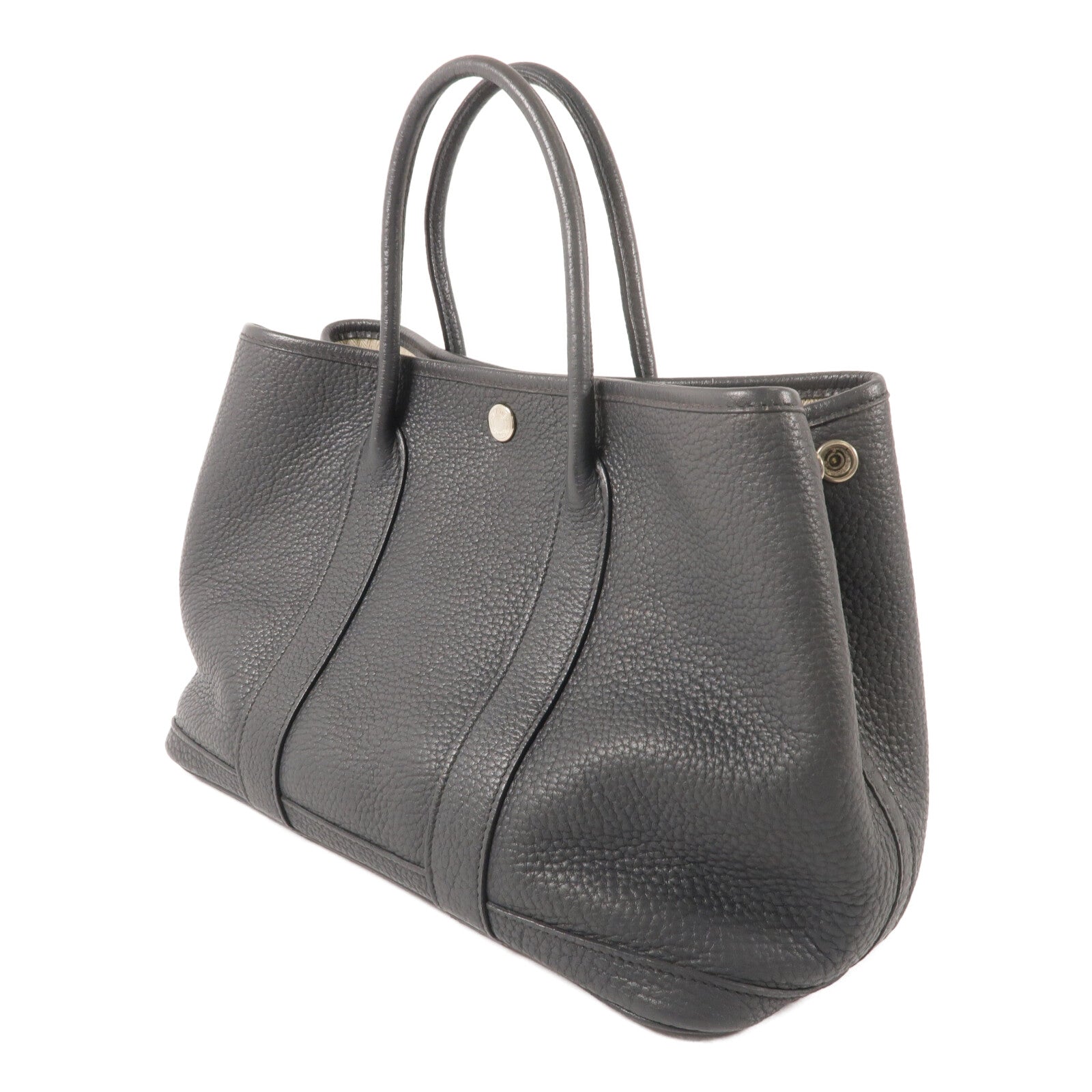 HERMES Negonda皮革Garden Party TPM手挽袋Ardoise