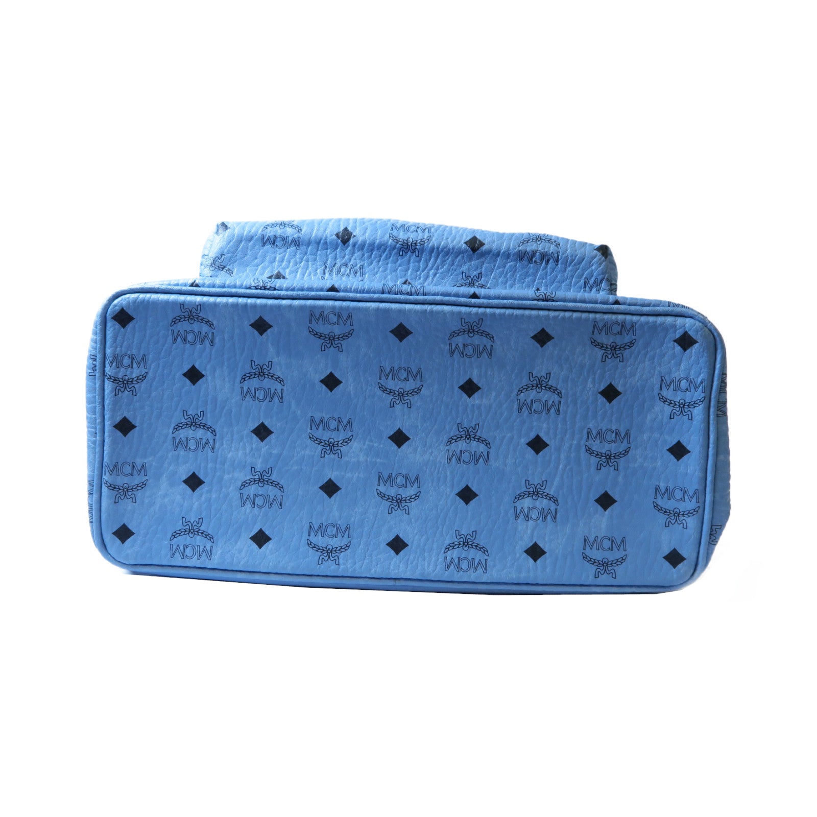 MCM 塗層帆布Backpack背包藍色