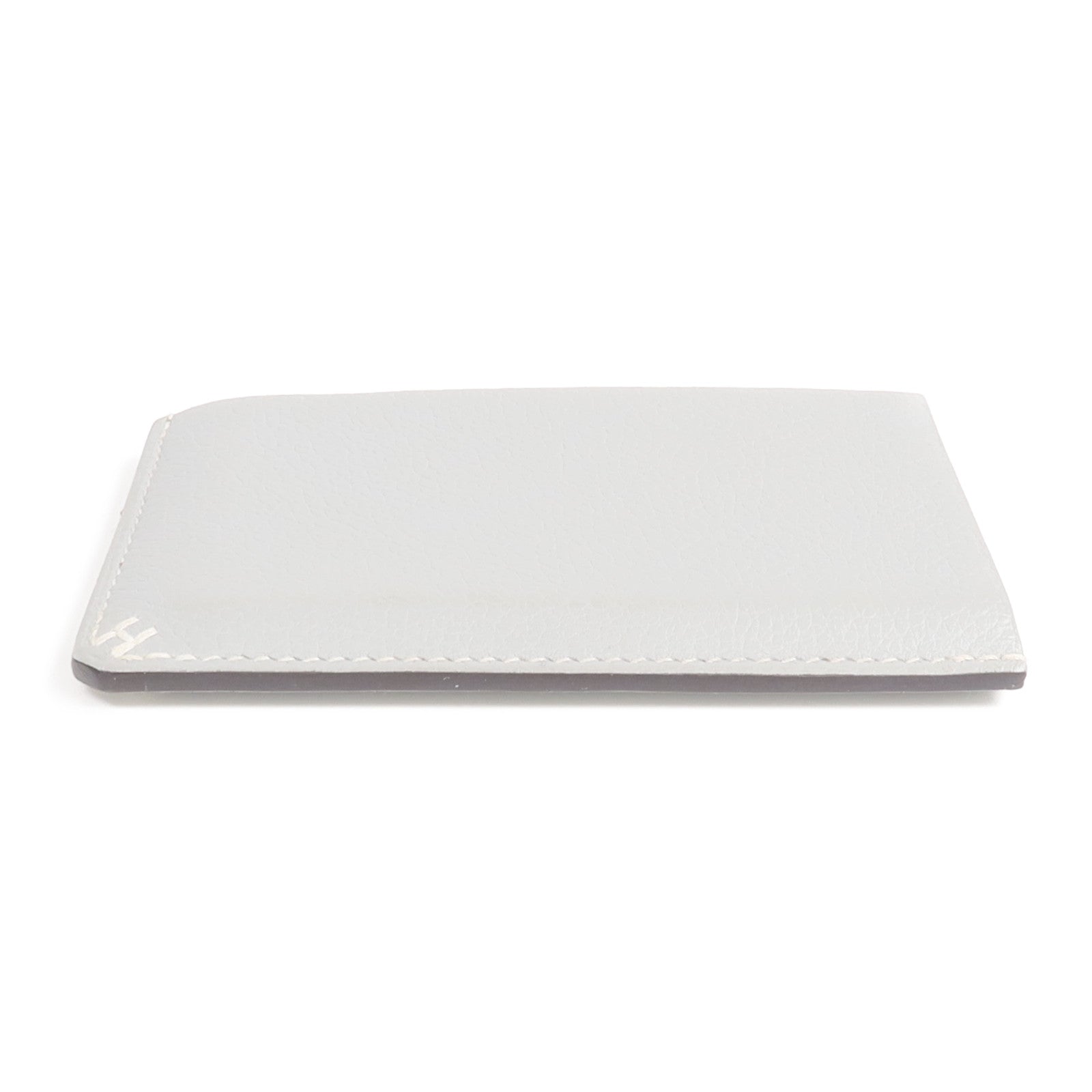 HERMES Evercolor皮革Card Case卡片套Gris Meyer