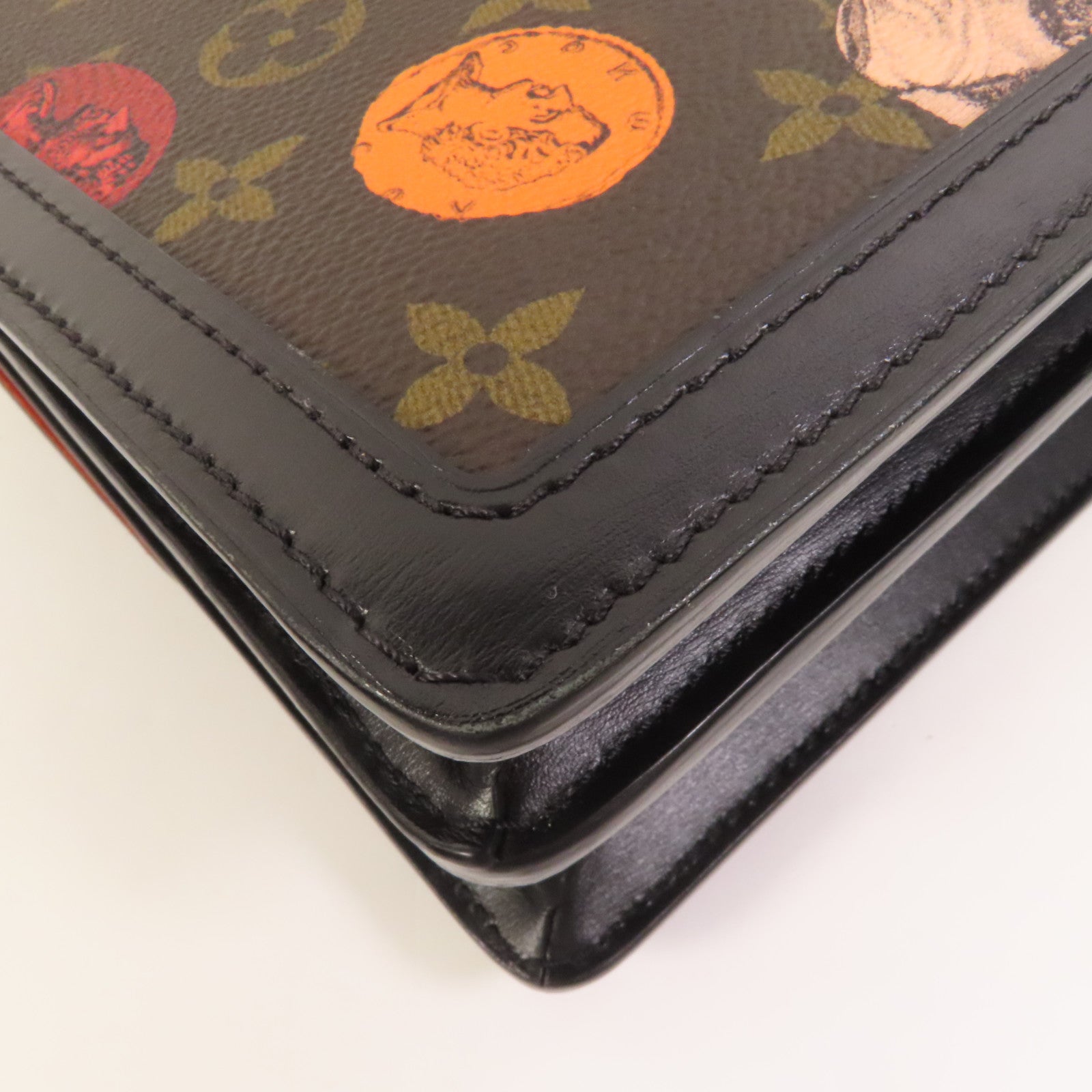LOUIS VUITTON Monogram LV x Fornasetti Dauphine金扣手挽肩背兩用袋
