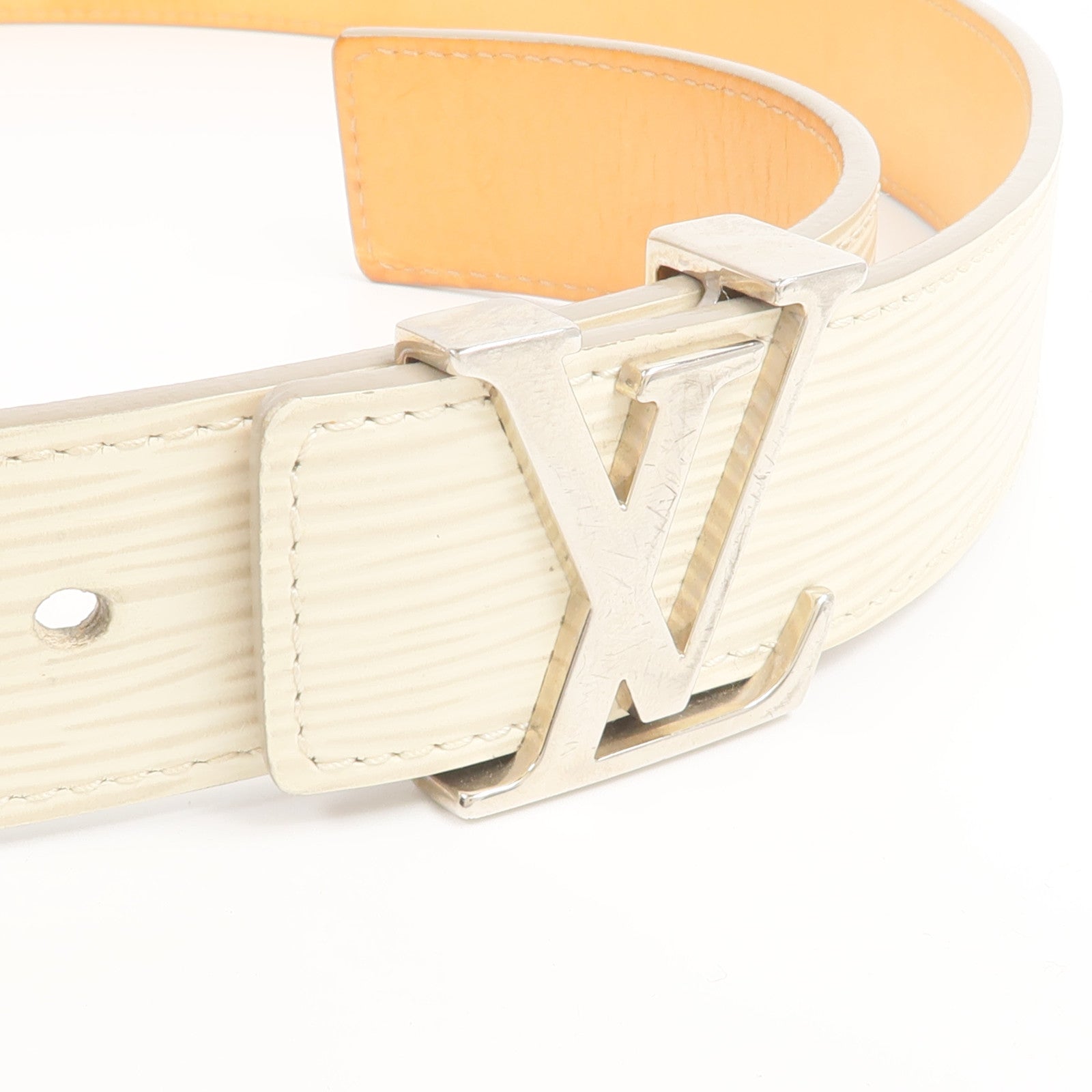 LOUIS VUITTON Epi Intiales Belt 80cm
