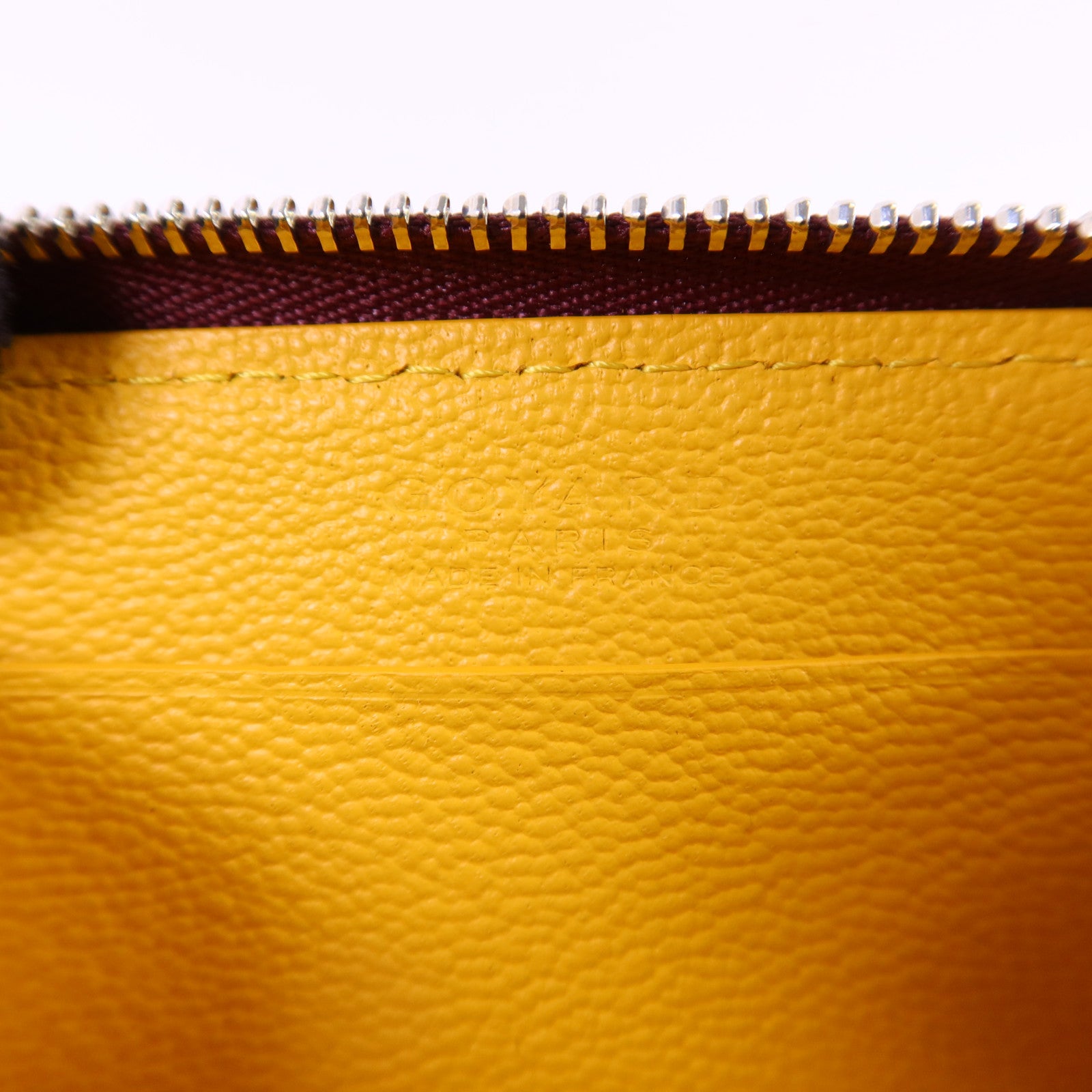 GOYARD 塗層帆布/牛皮皮革Matignon Mini Wallet銀扣錢包