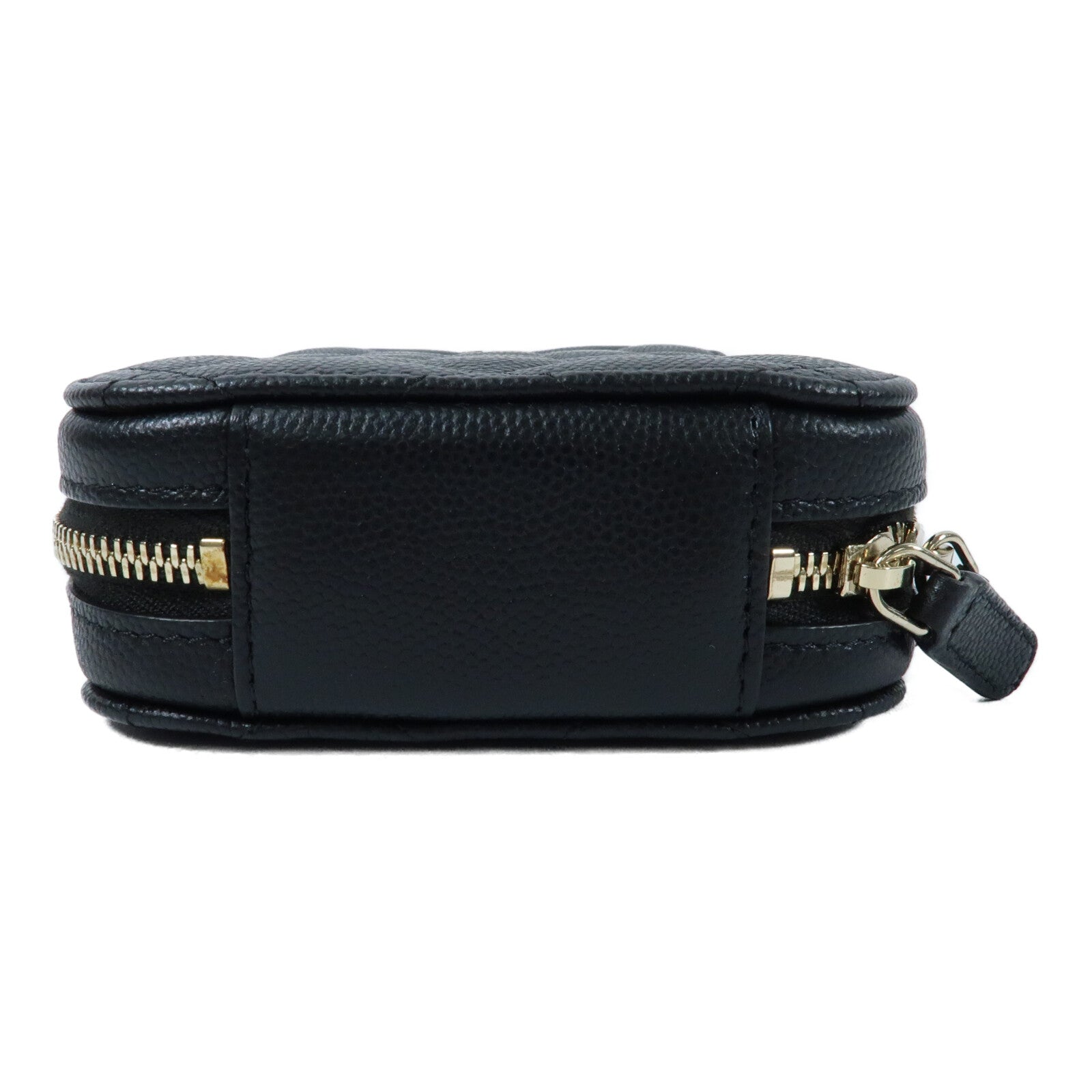 CHANEL 牛皮皮革Phone Bag金扣鏈帶肩背袋