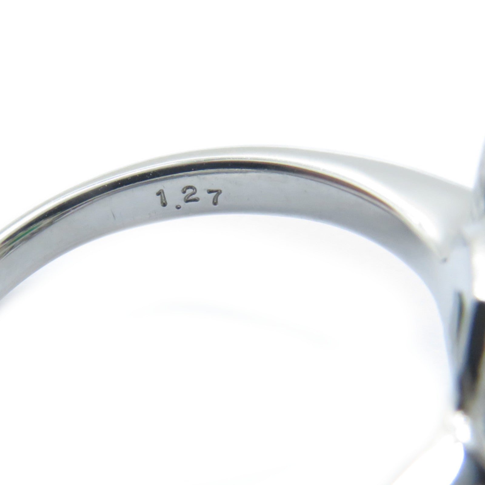 JEWELRY 【激減優惠】PT900鉑金Emerald Diamond Ring 3.89ct綠寶石/1.27ct鑽石戒指US#6.25