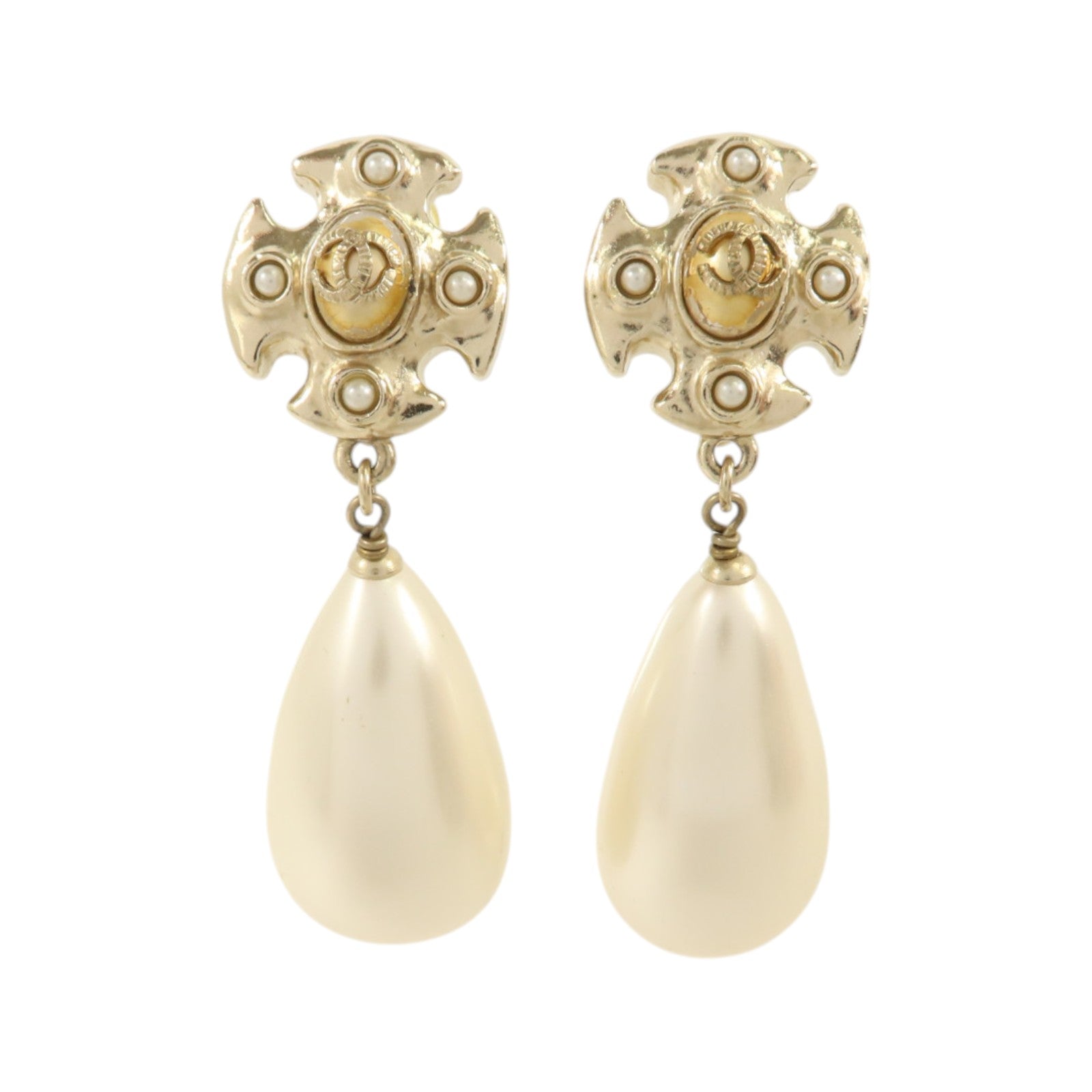 CHANEL PVC/金屬Earrings耳環