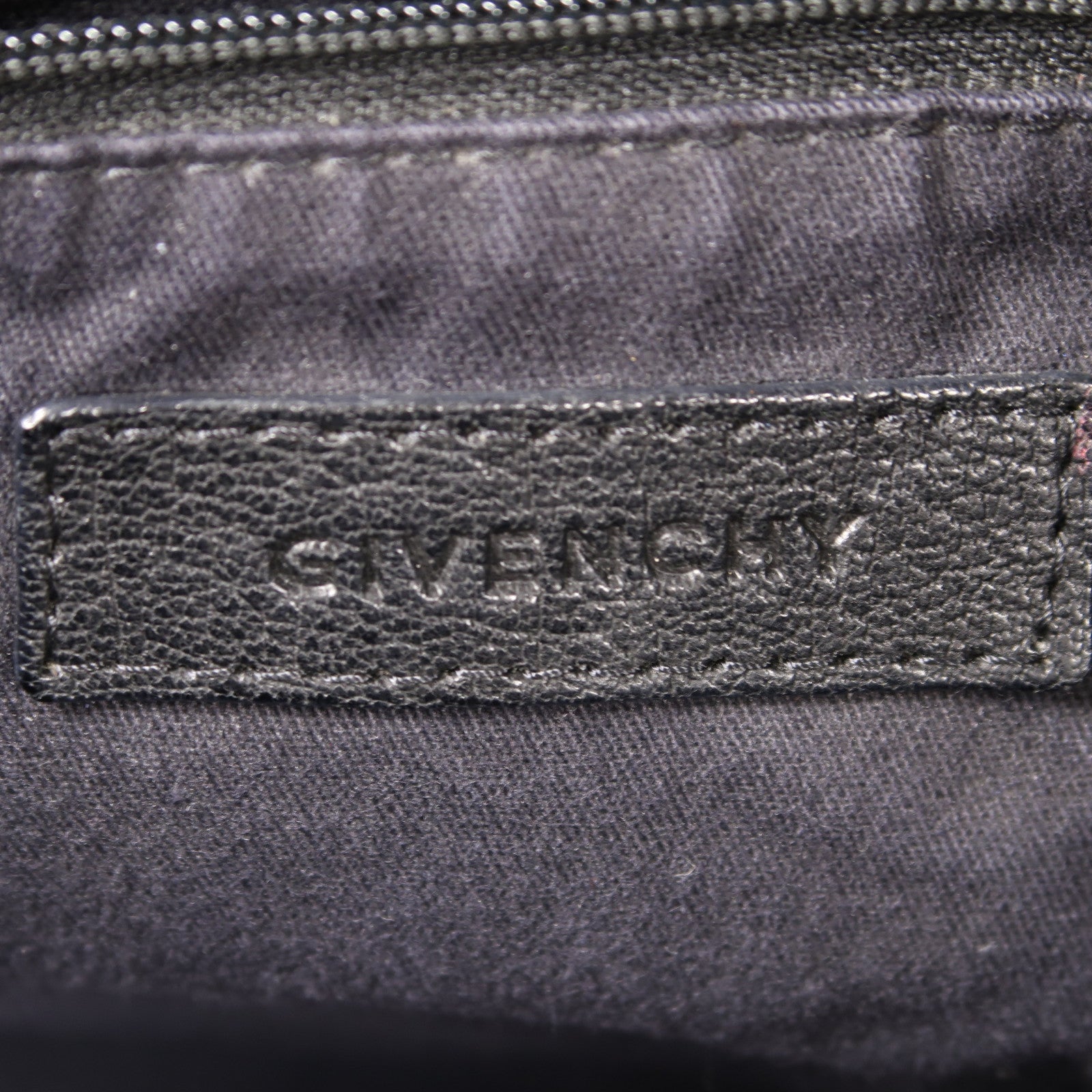 GIVENCHY 牛皮皮革Tote Bag金扣肩背袋黑色