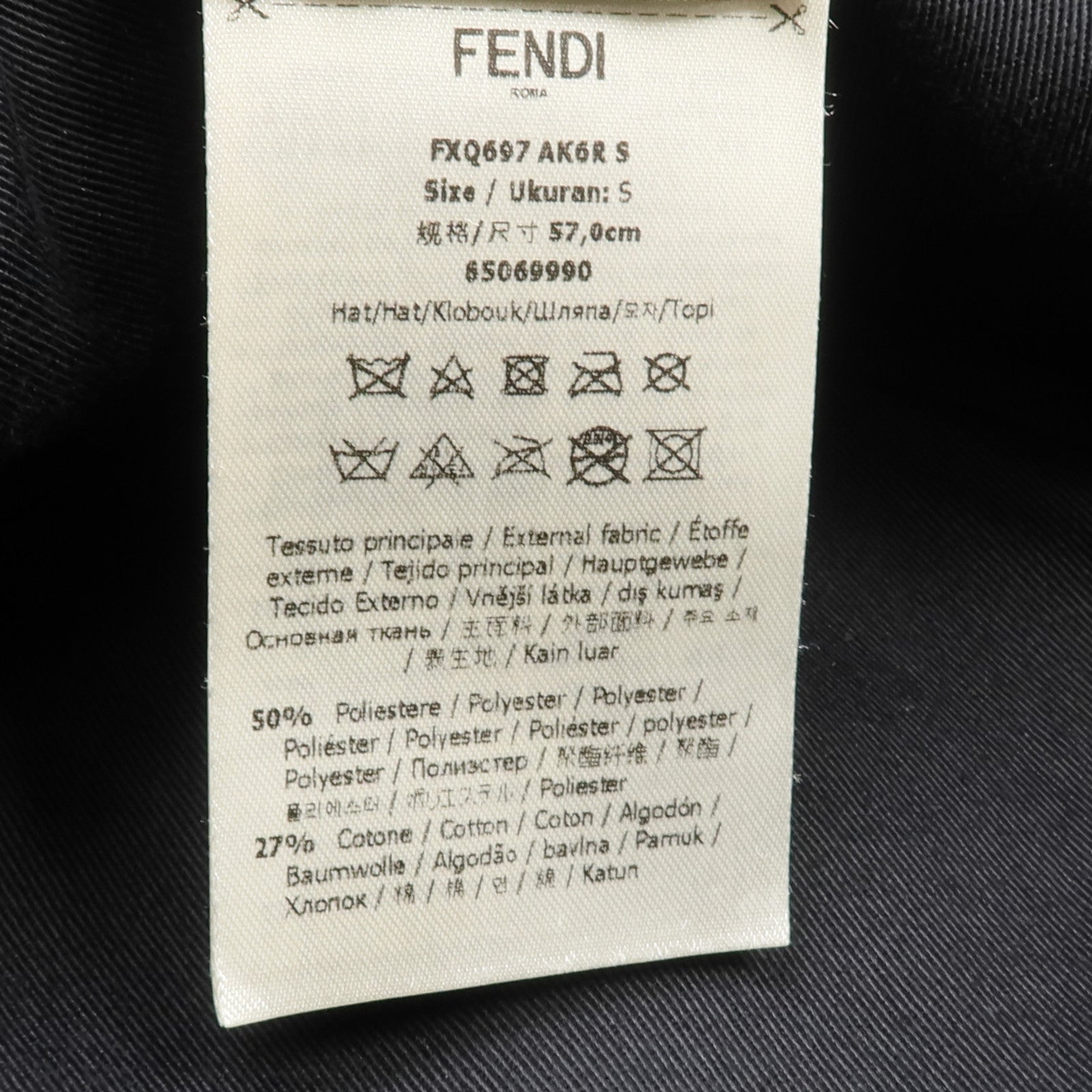 FENDI 棉質/聚酯纖維Bucket Hat帽子