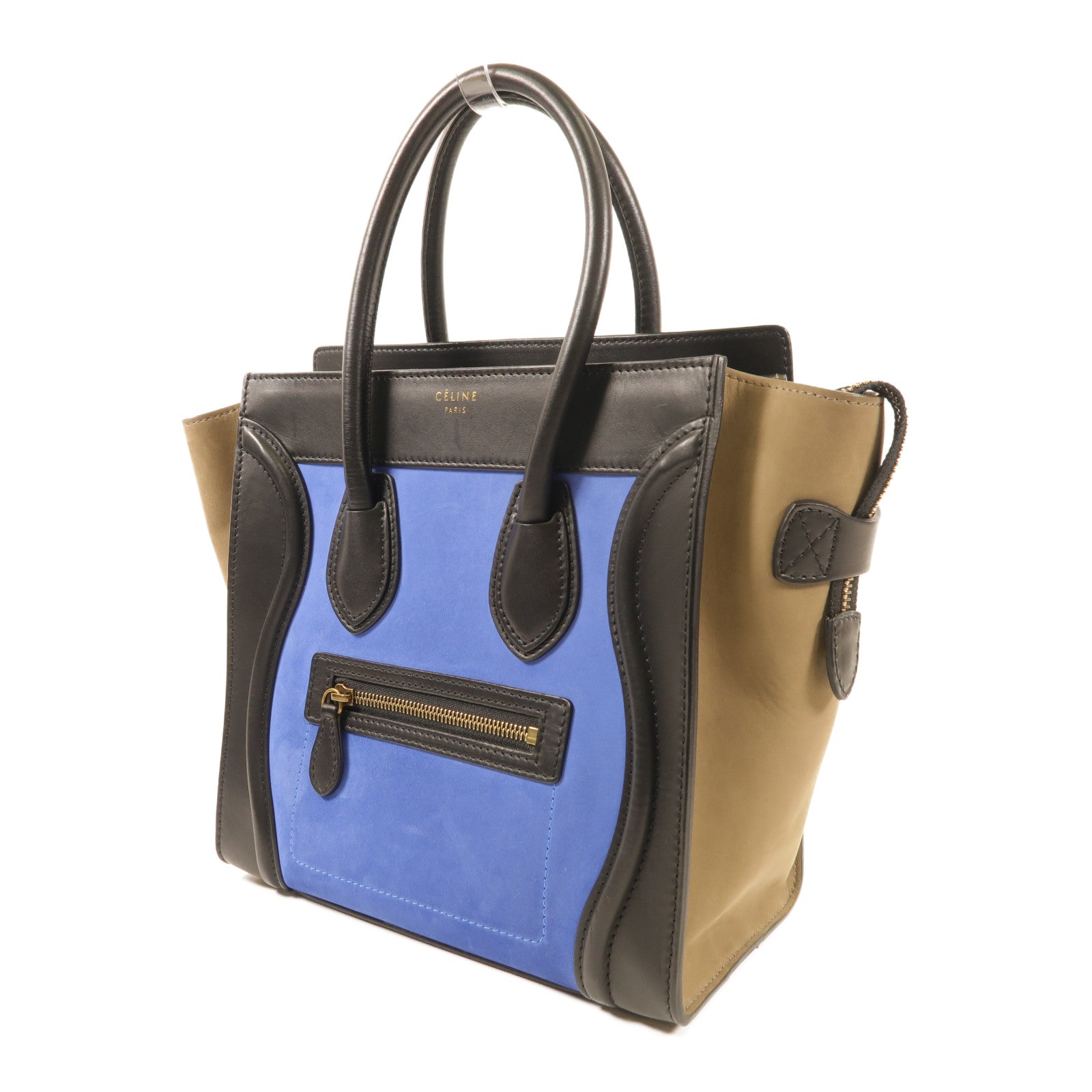 CELINE 【激減優惠】牛皮/麂皮皮革Mirco Luggage手挽袋