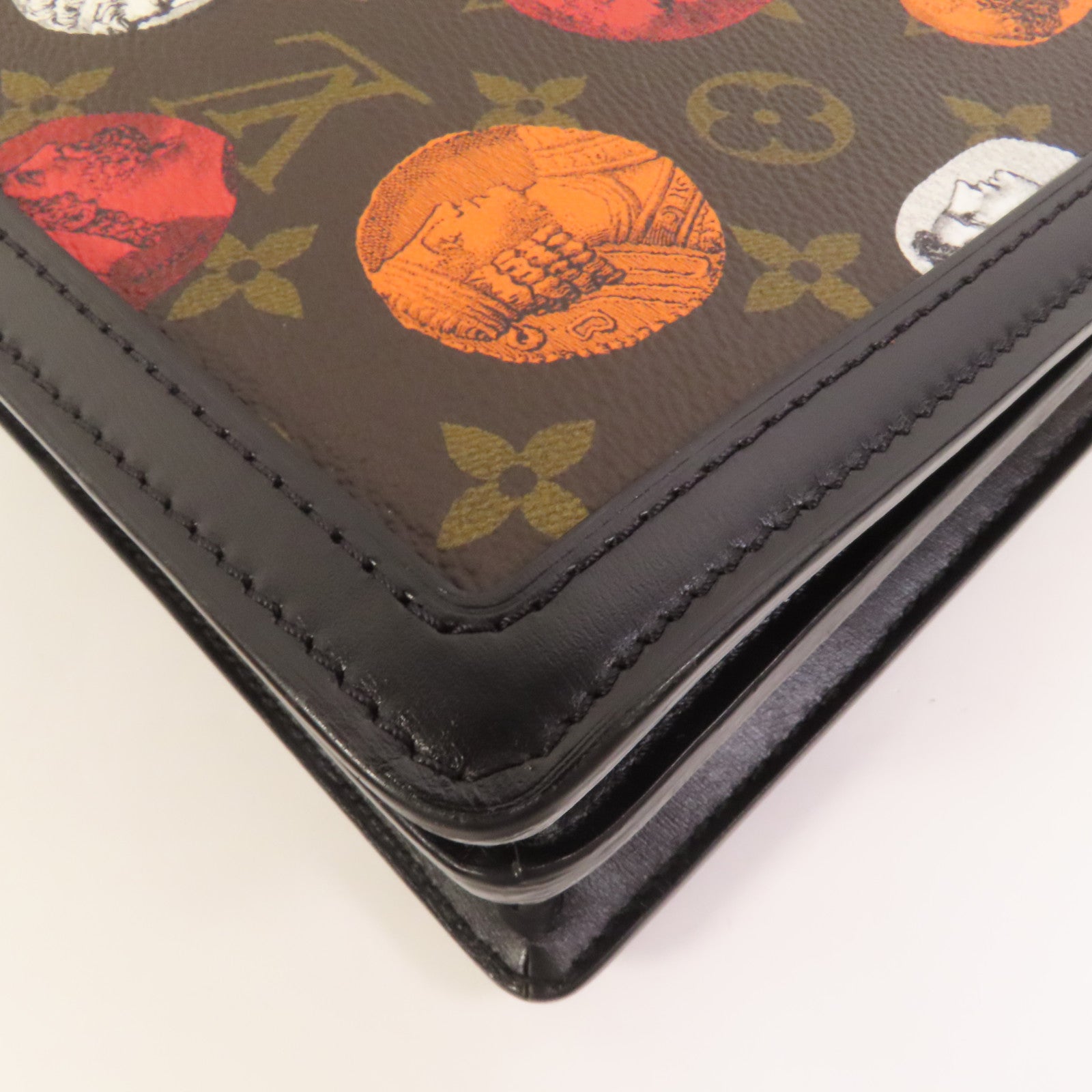 LOUIS VUITTON Monogram LV x Fornasetti Dauphine金扣手挽肩背兩用袋