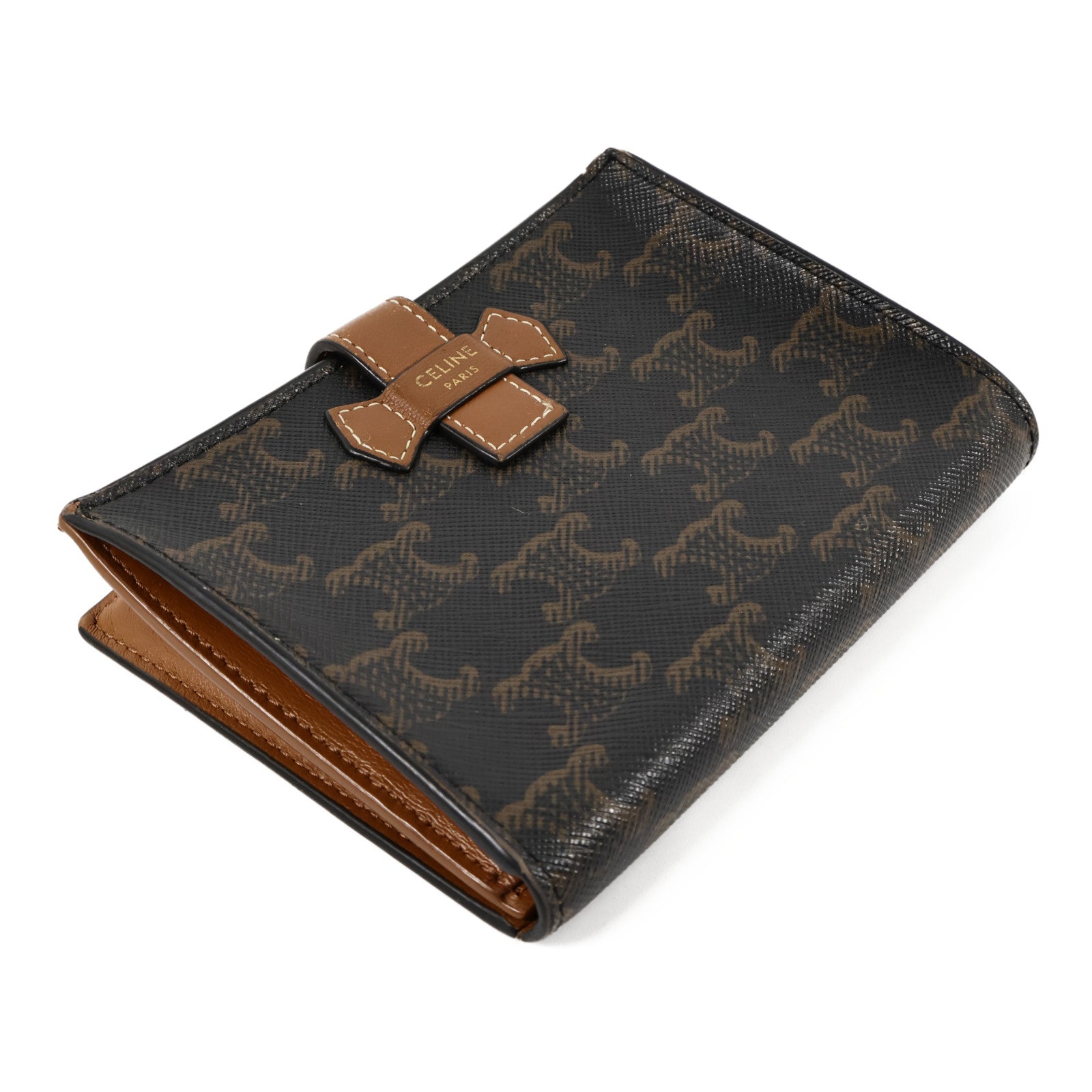 CELINE 帆布Triomphe Wallet錢包