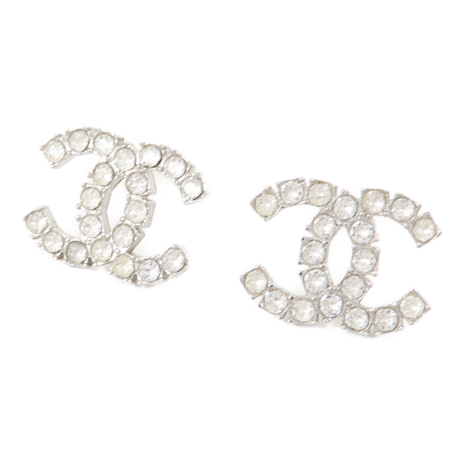 CHANEL 金屬Earrings耳環銀色