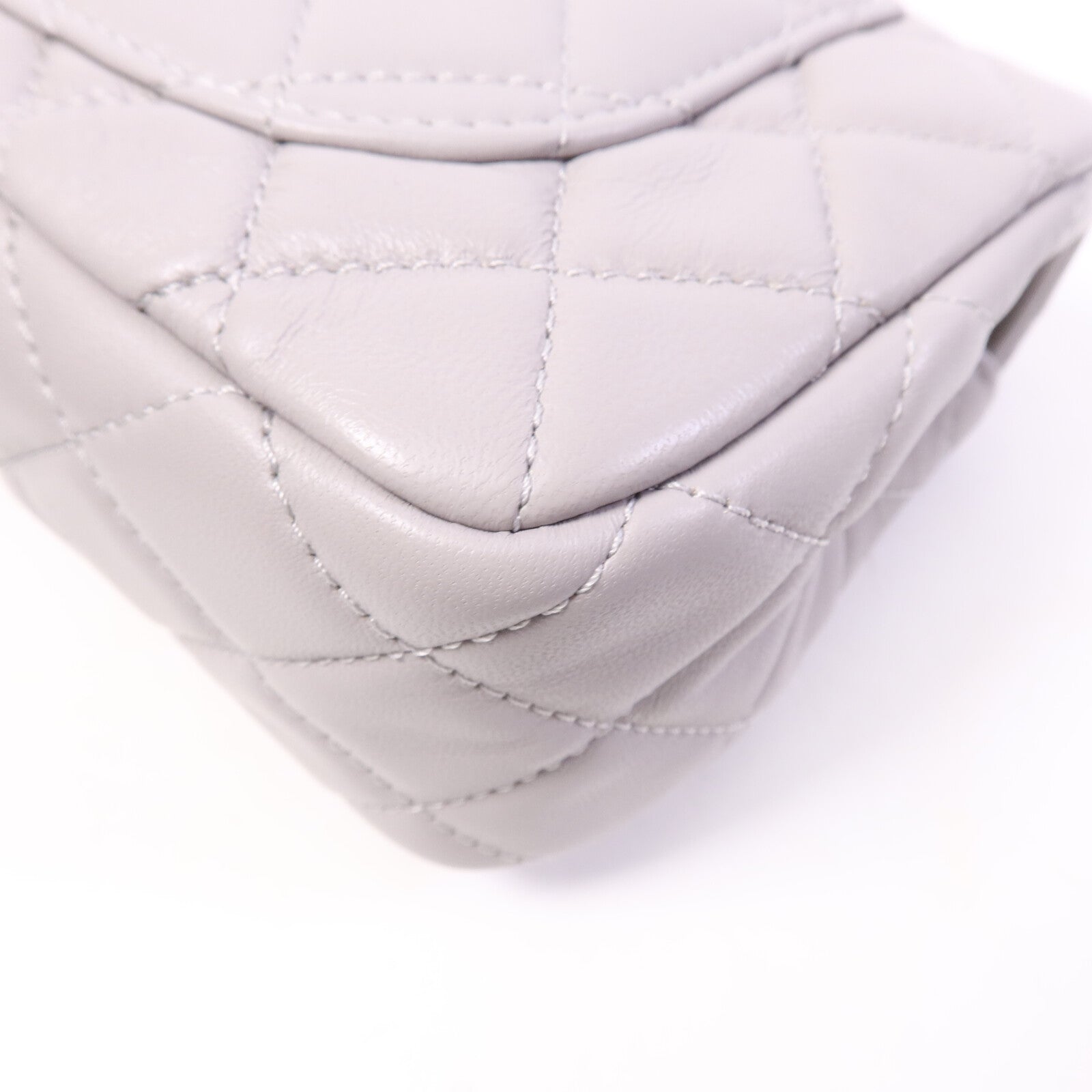 CHANEL 羊皮皮革Classic Flap 20 Golden Ball鏈帶手挽肩背兩用袋