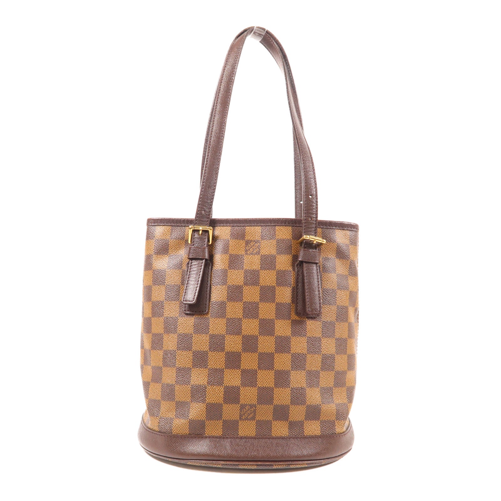 LOUIS VUITTON Damier Marais金扣肩背袋/手挽袋