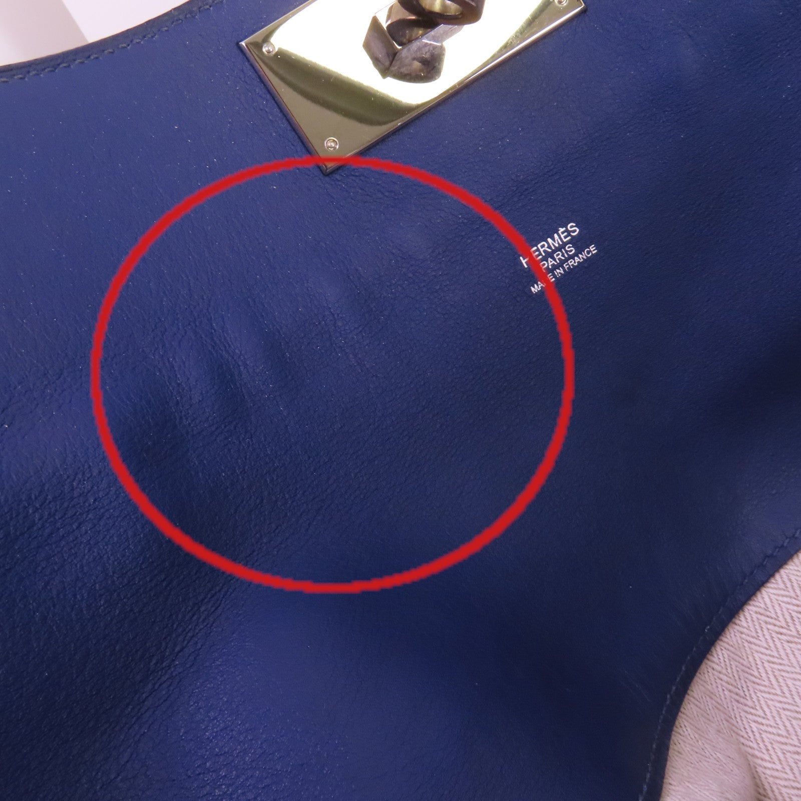 HERMES Swift皮革Tool Box 33銀扣手挽肩背兩用袋