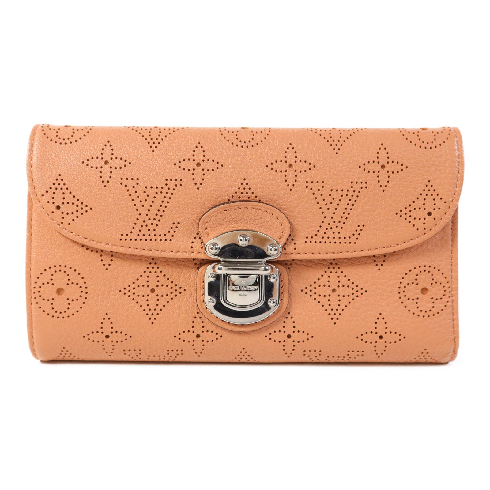 LOUIS VUITTON Mahina Amelia Trifold Wallet銀扣長錢包