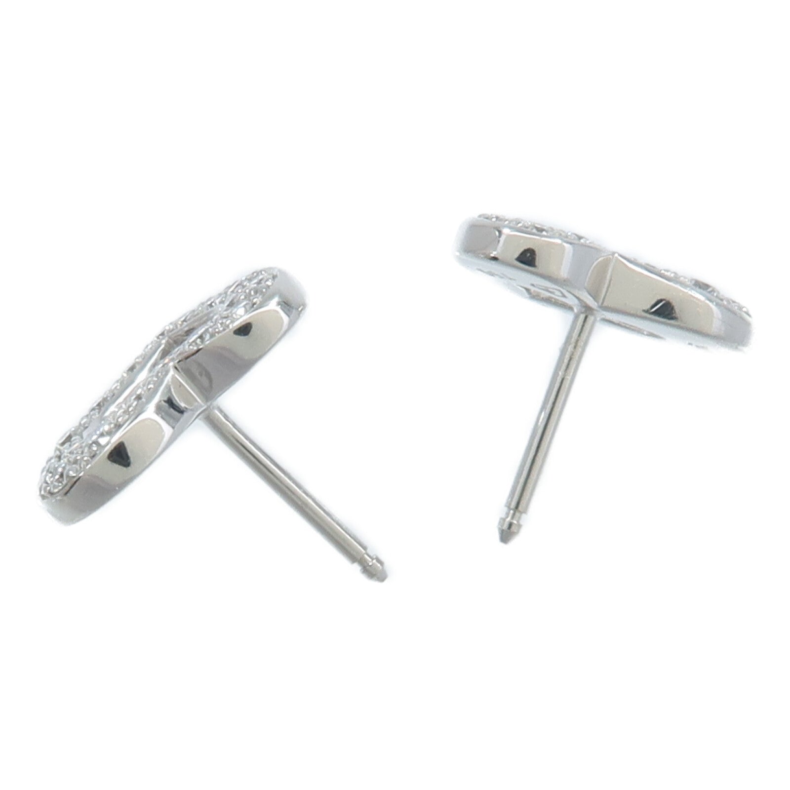 PIAGET 18K白金Stud Earrings Heart耳環