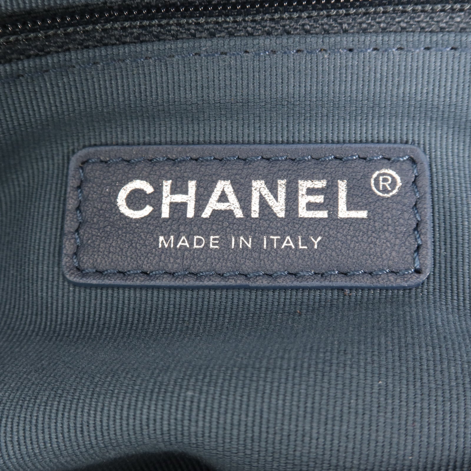 CHANEL 牛仔布Deauville Tote Small銀扣手挽肩背兩用袋