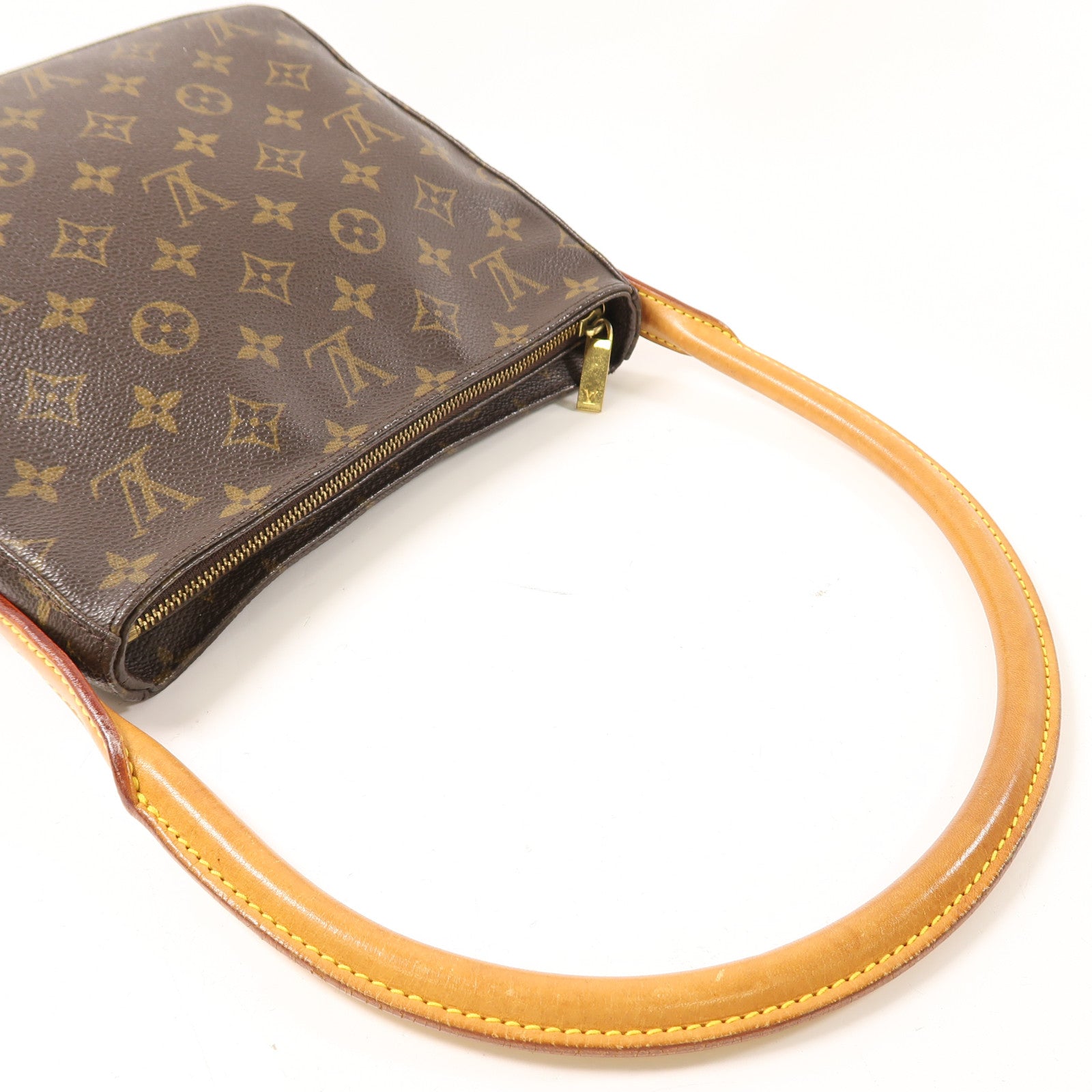 LOUIS VUITTON 【激減優惠】Monogram Looping金扣肩背袋啡色
