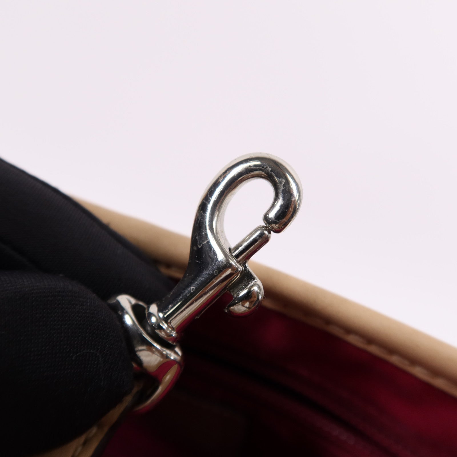 COACH 牛皮皮革Tote Bag銀扣手挽袋