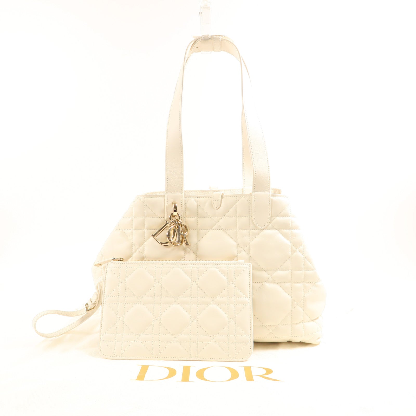 Dior 牛皮皮革Toujours Large手挽袋/肩背袋