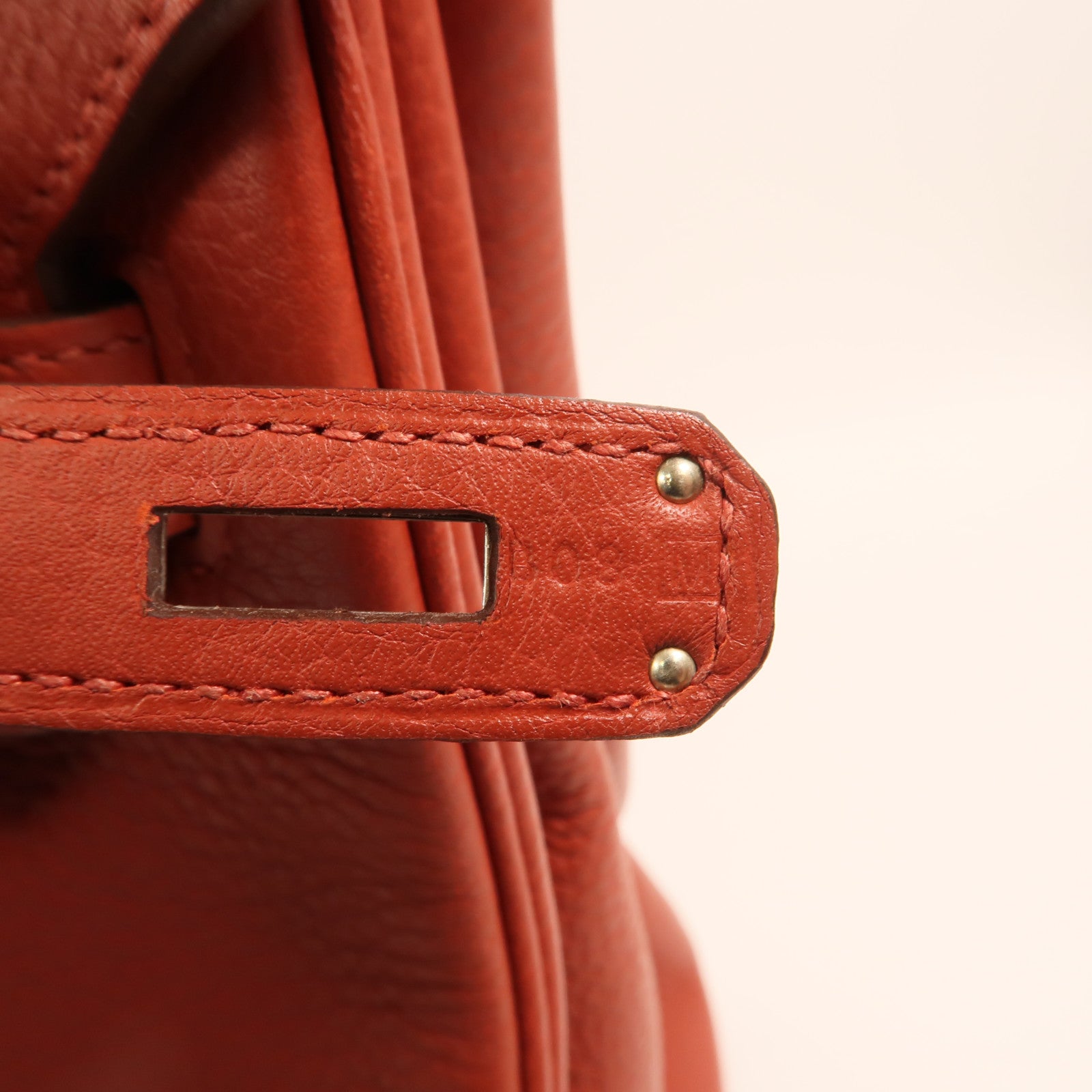 HERMES Togo皮革Birkin 35銀扣手挽袋Terre Battue
