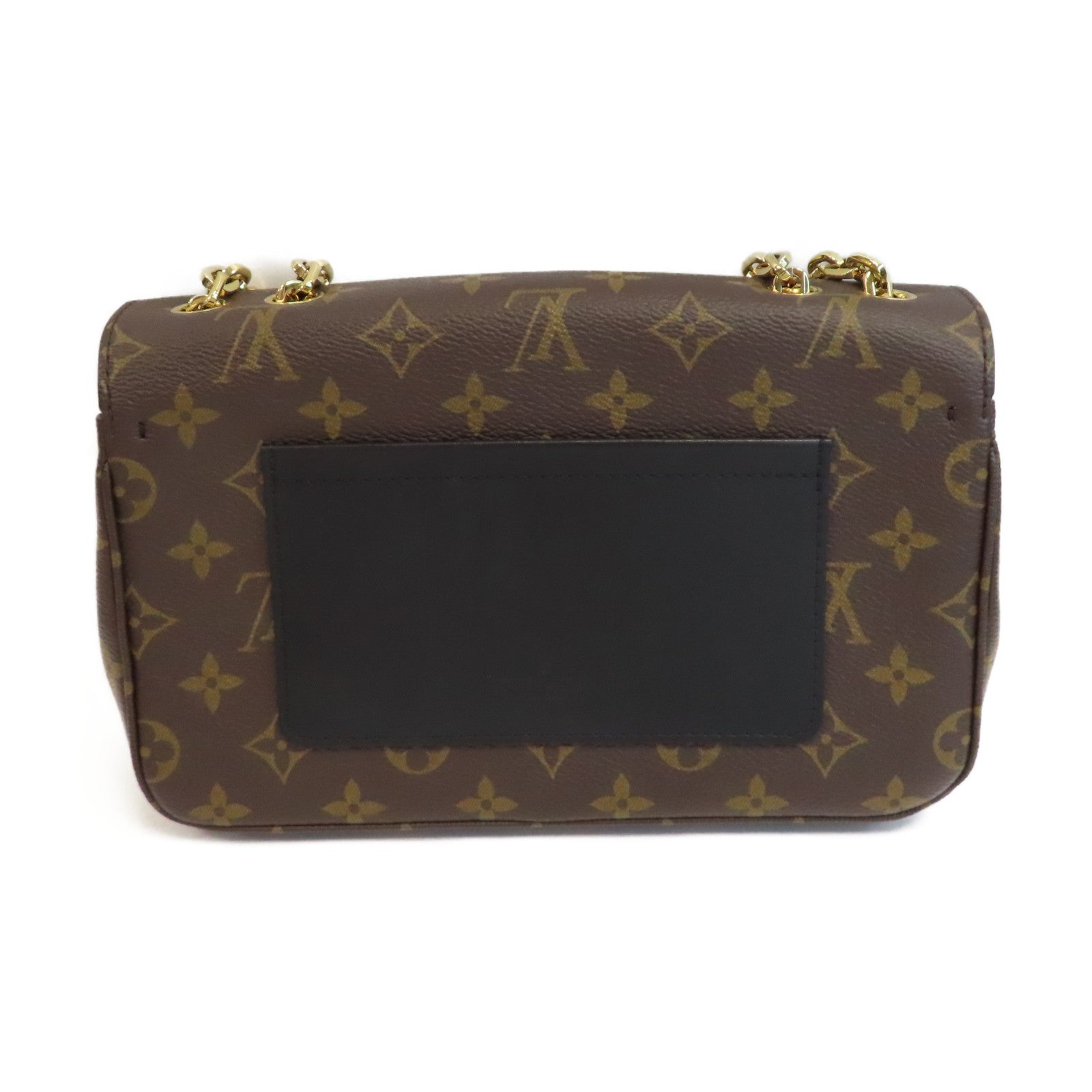 LOUIS VUITTON Monogram Marceau金扣鏈帶肩背袋啡色