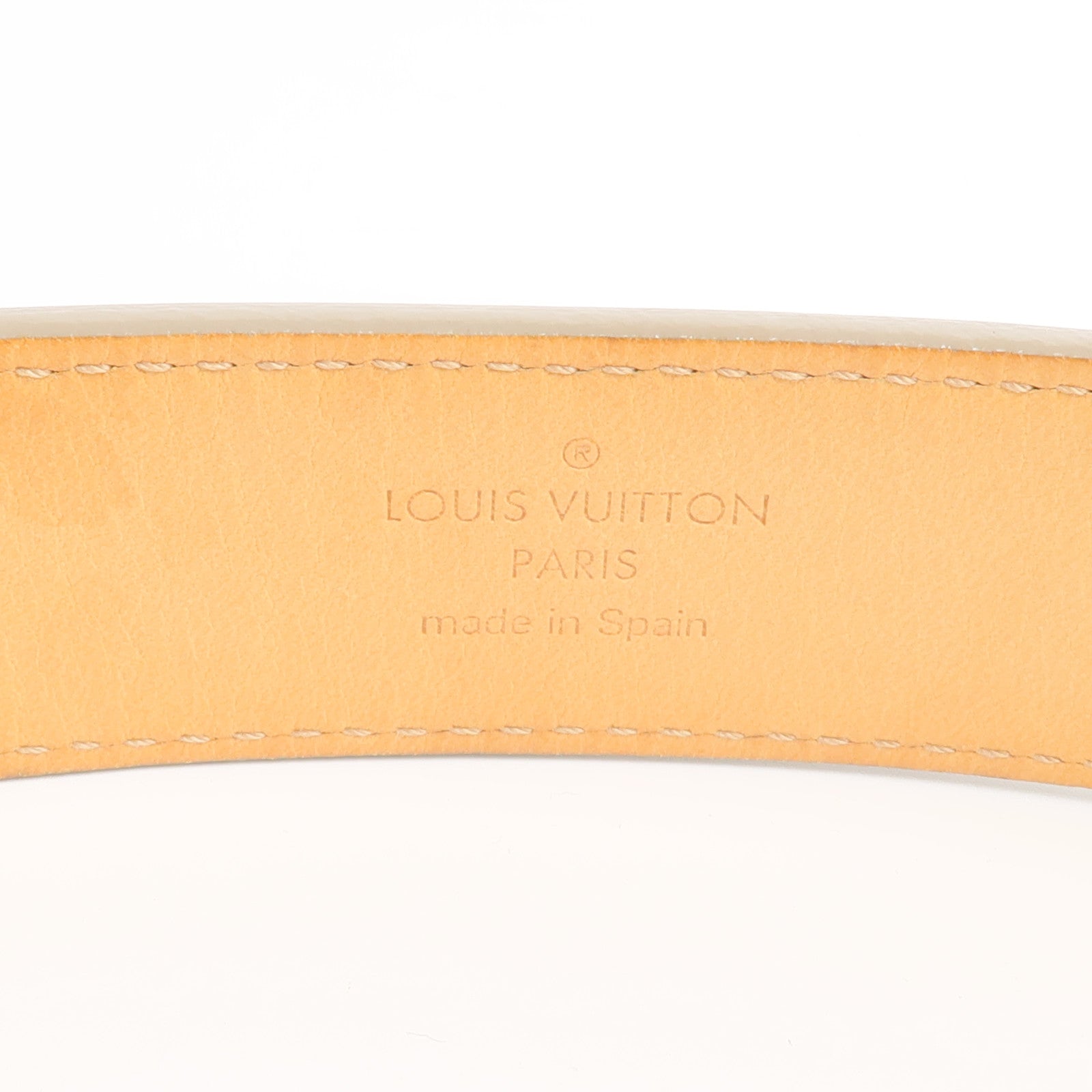 LOUIS VUITTON Epi Intiales Belt 80cm