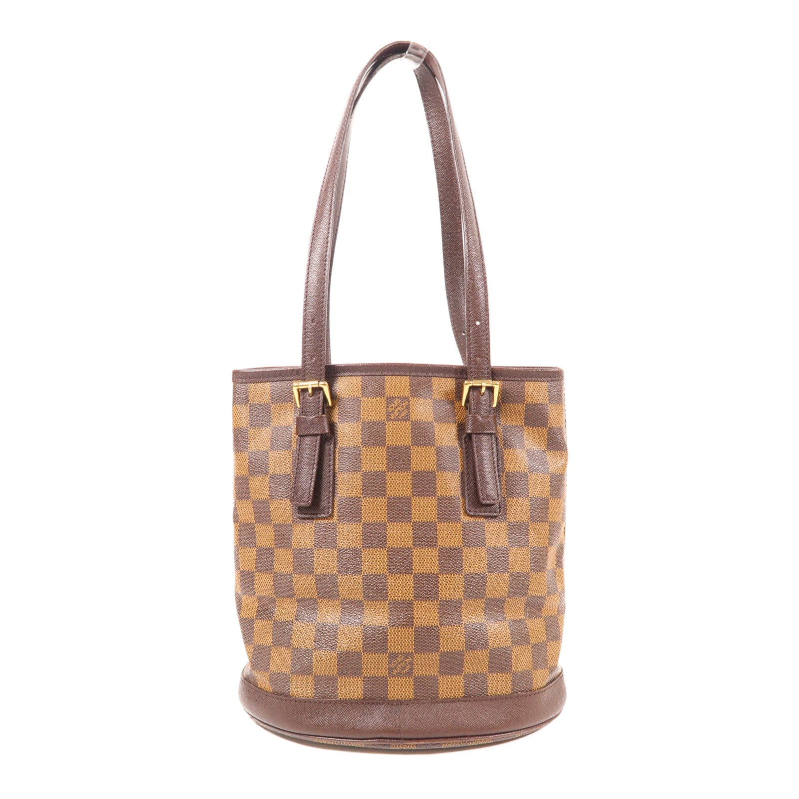 LOUIS VUITTON Damier Marais金扣肩背袋/手挽袋