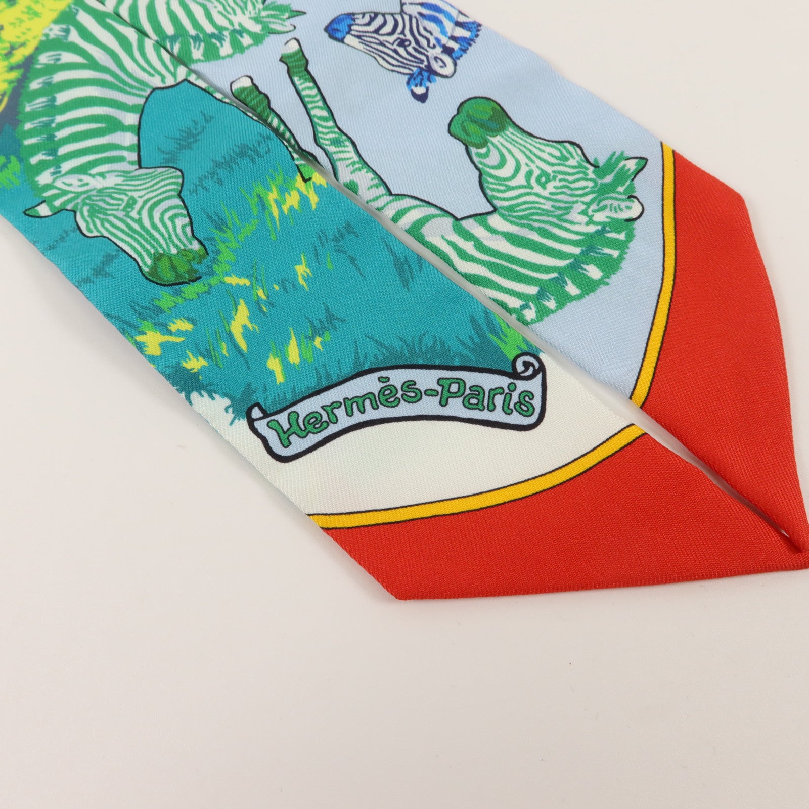 HERMES 絲質Twilly絲巾