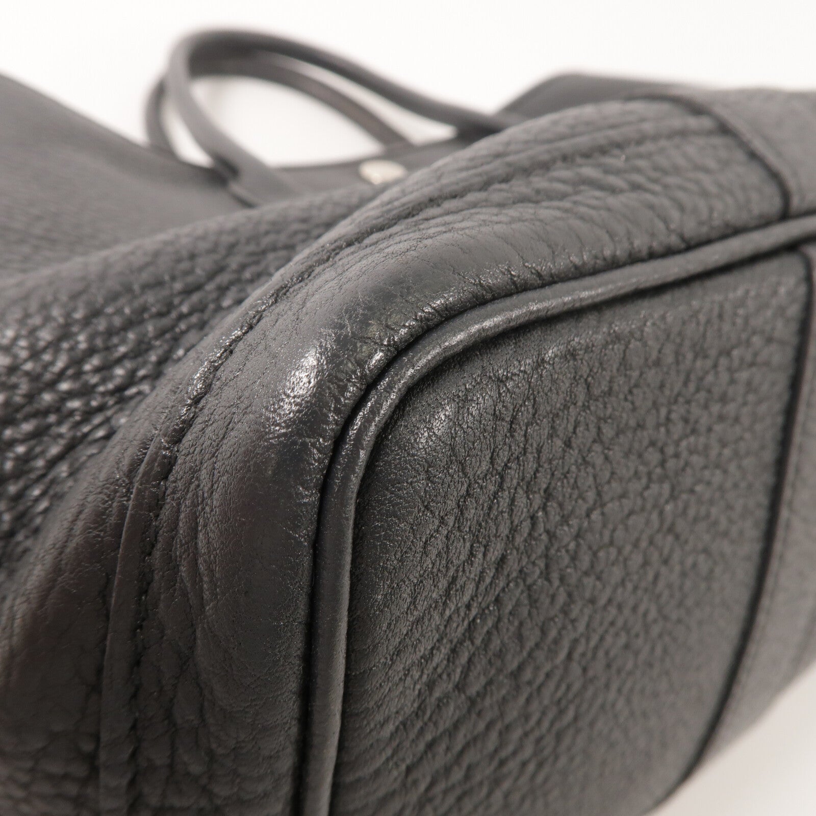 HERMES Negonda皮革Garden Party TPM手挽袋Ardoise