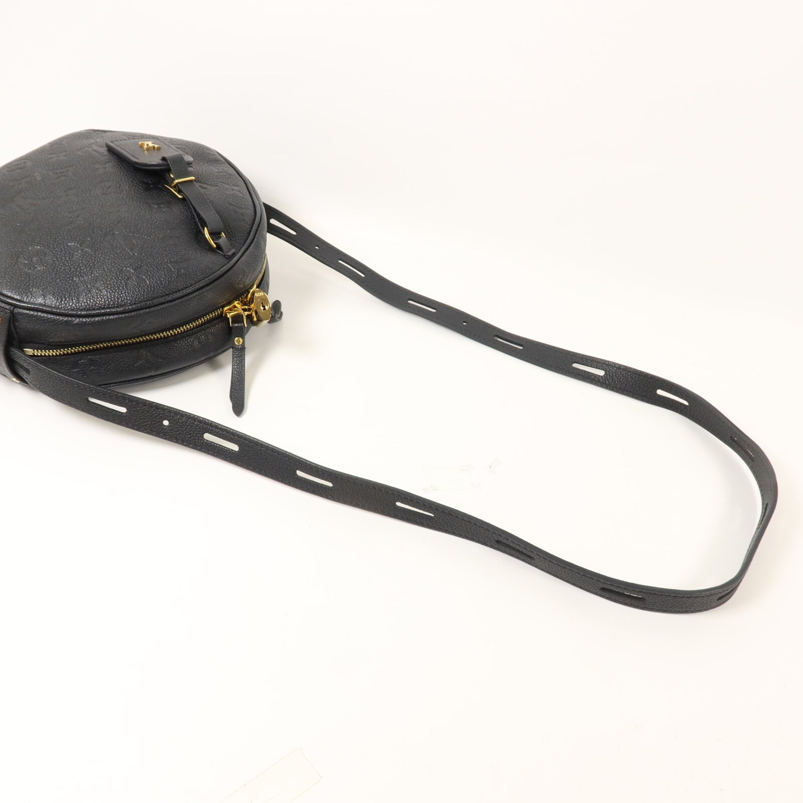 LOUIS VUITTON Monogram Empreinte Boite Chapeau Souple MM肩背袋