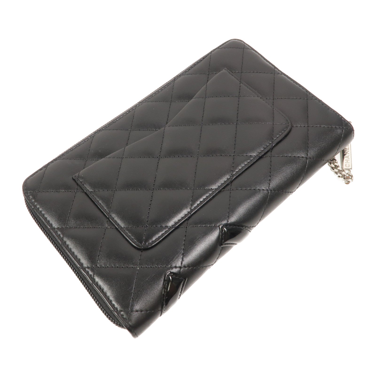 CHANEL 牛皮皮革Cambon Long Wallet長錢包
