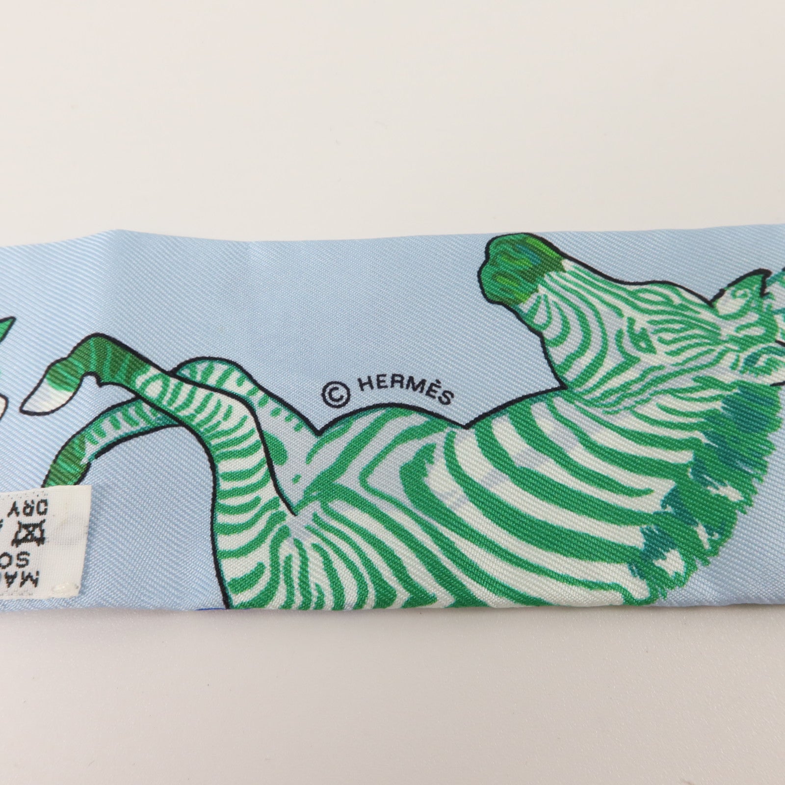 HERMES 絲質Twilly絲巾