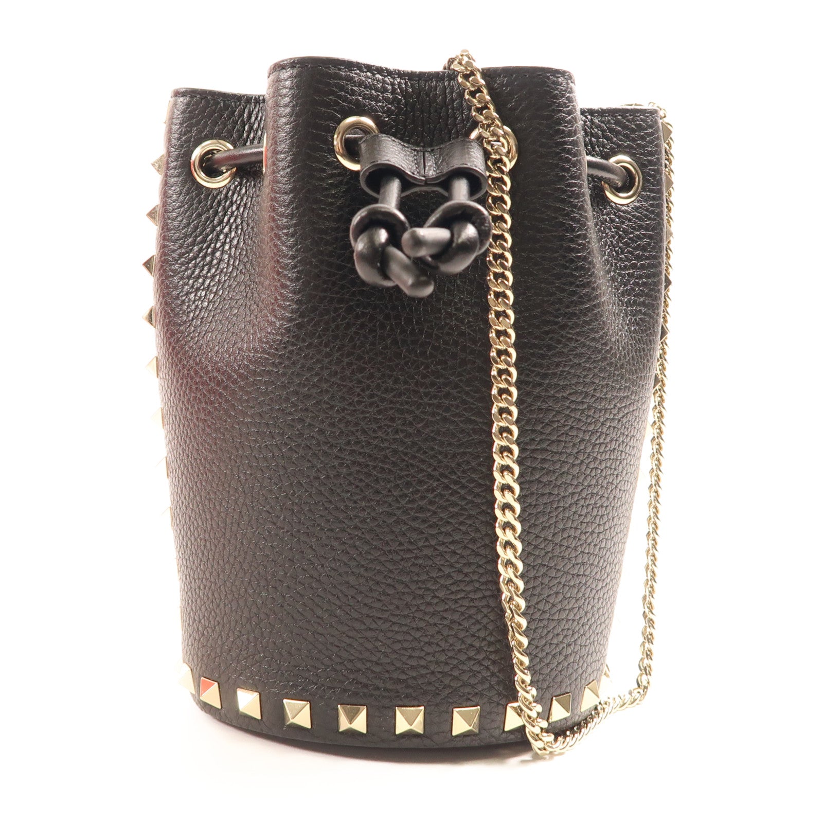 Valentino 牛皮皮革Chain Bucket Bag肩背袋