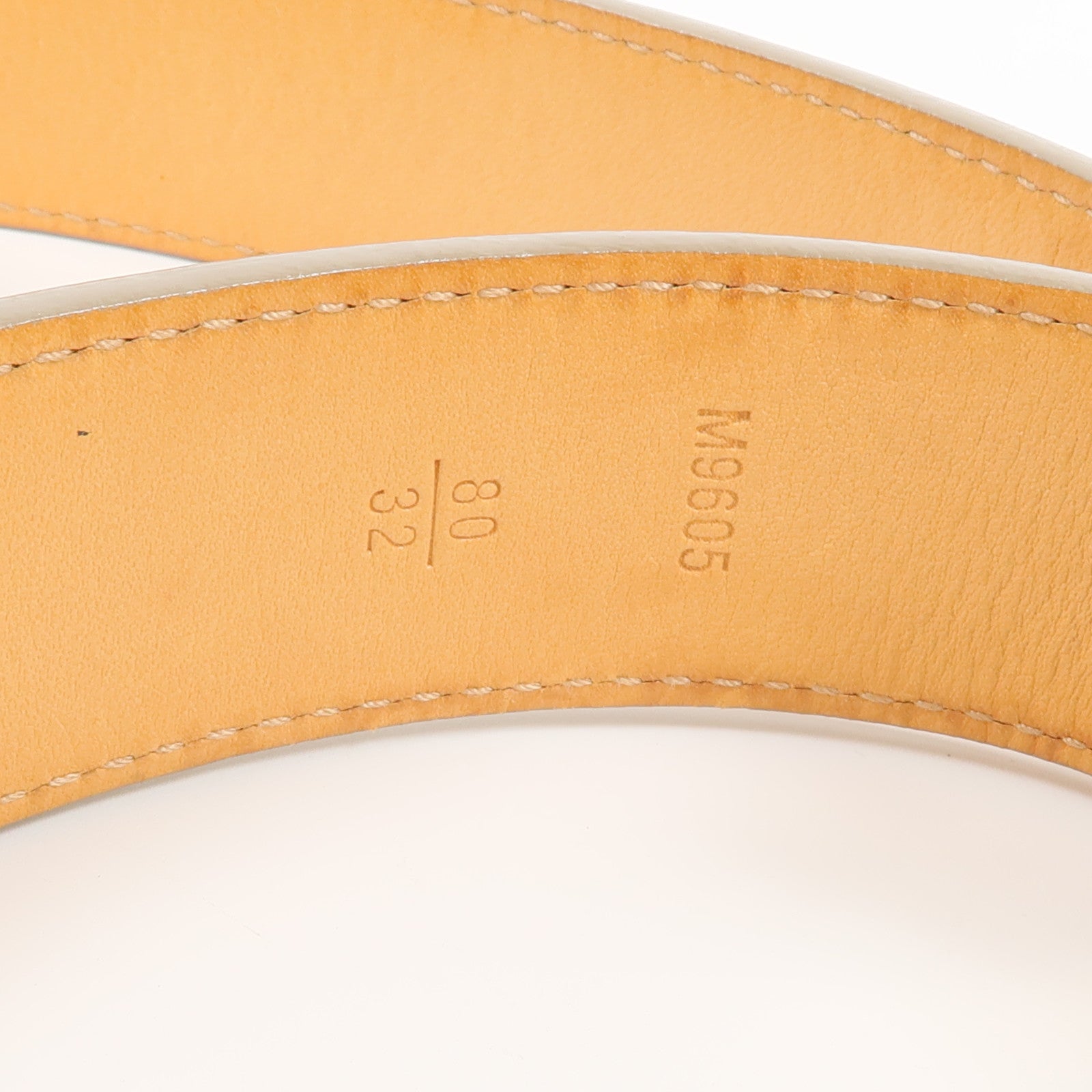 LOUIS VUITTON Epi Intiales Belt 80cm