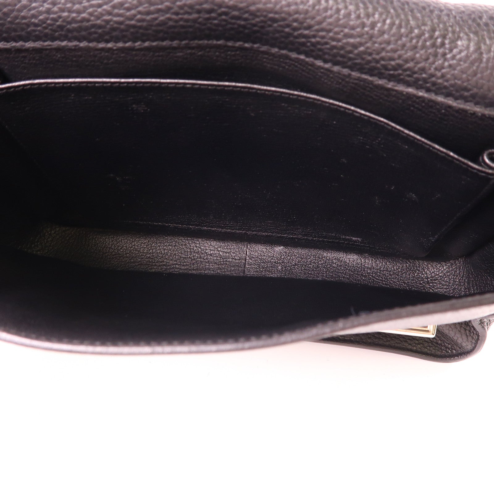 HERMES Clemence皮革Steve 27肩背袋89 Noir