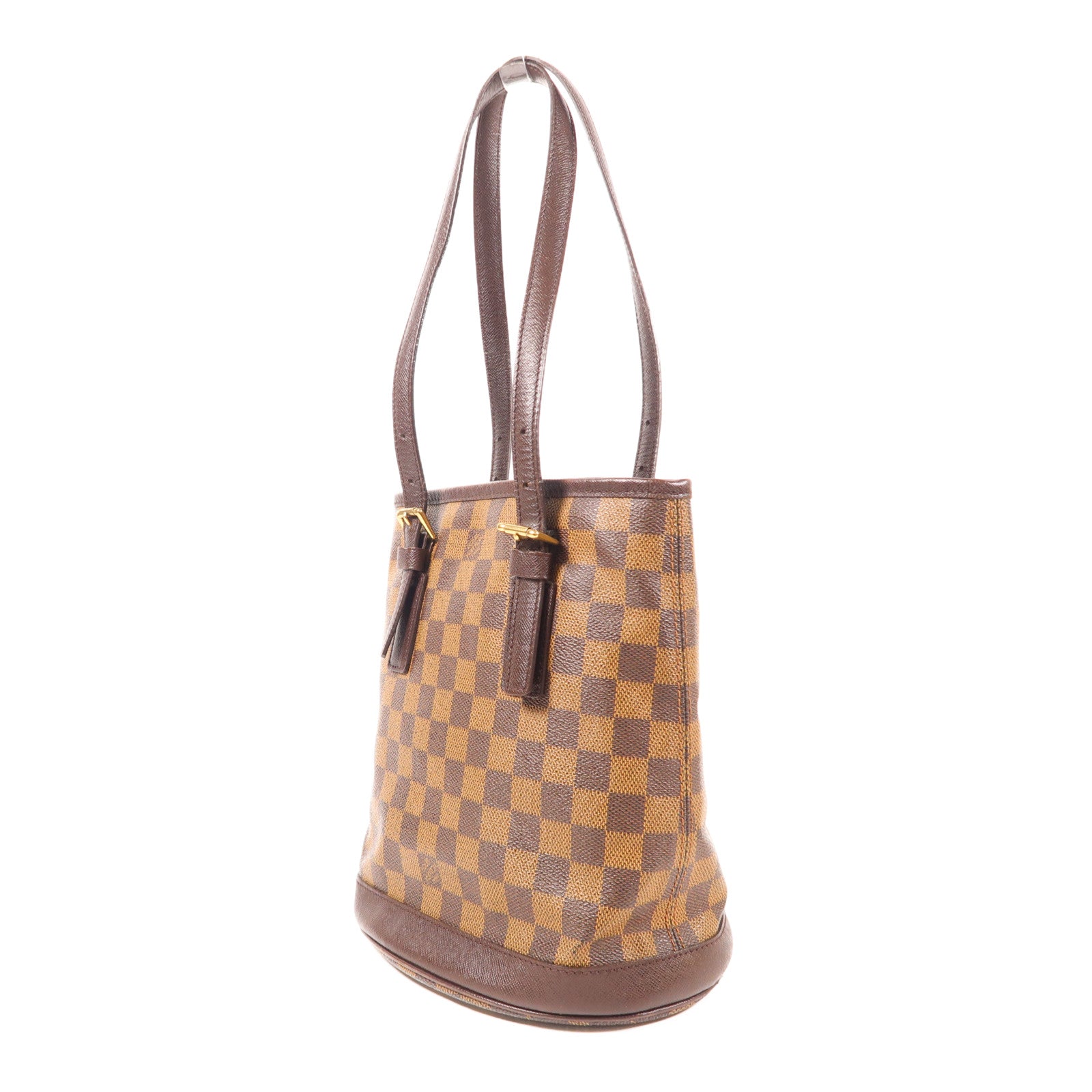 LOUIS VUITTON Damier Marais金扣肩背袋/手挽袋