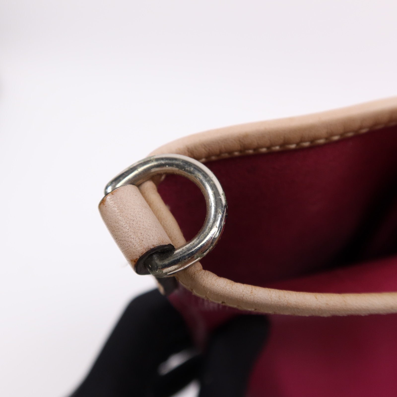 COACH 牛皮皮革Tote Bag銀扣手挽袋