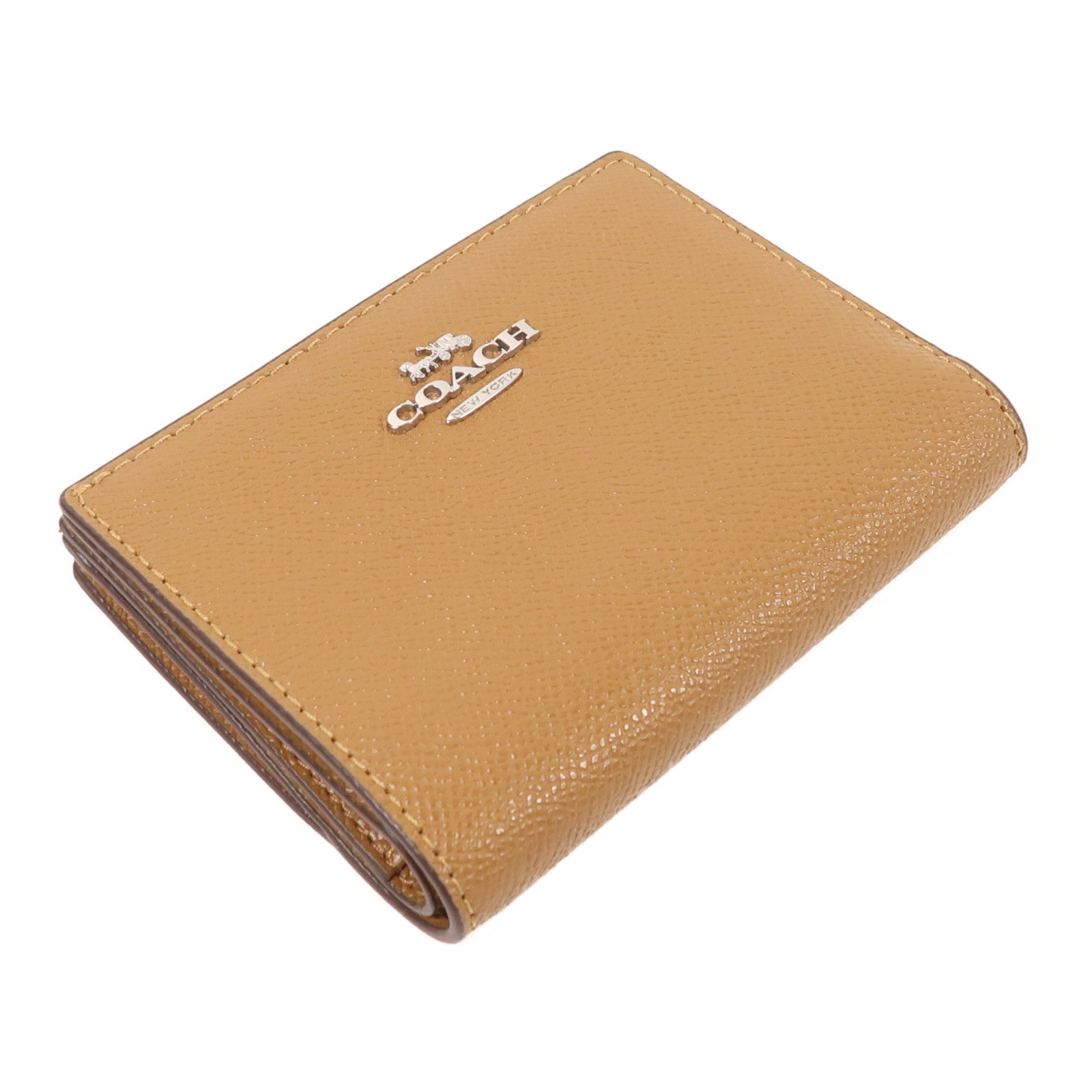 COACH 牛皮皮革Wallet銀扣錢包