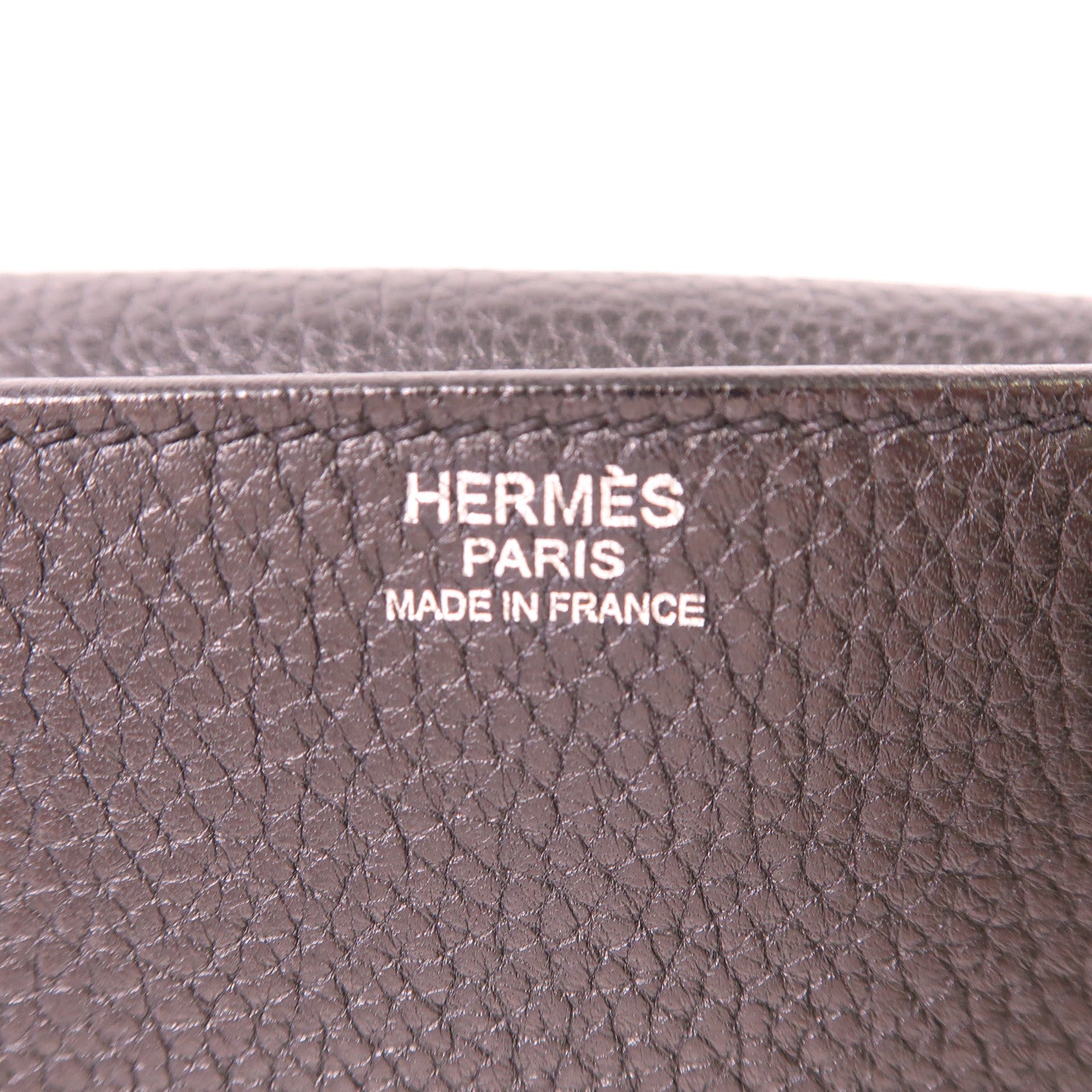 HERMES Clemence皮革Steve 27肩背袋89 Noir