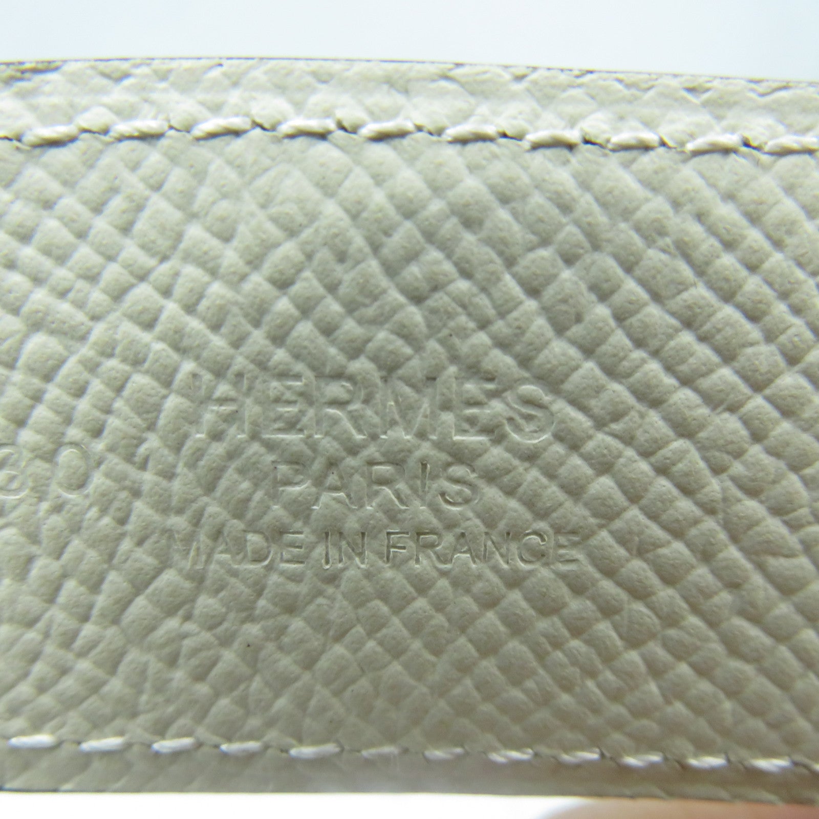 HERMES **【激減優惠】Epsom皮革Belt 85cm金扣皮帶紅色