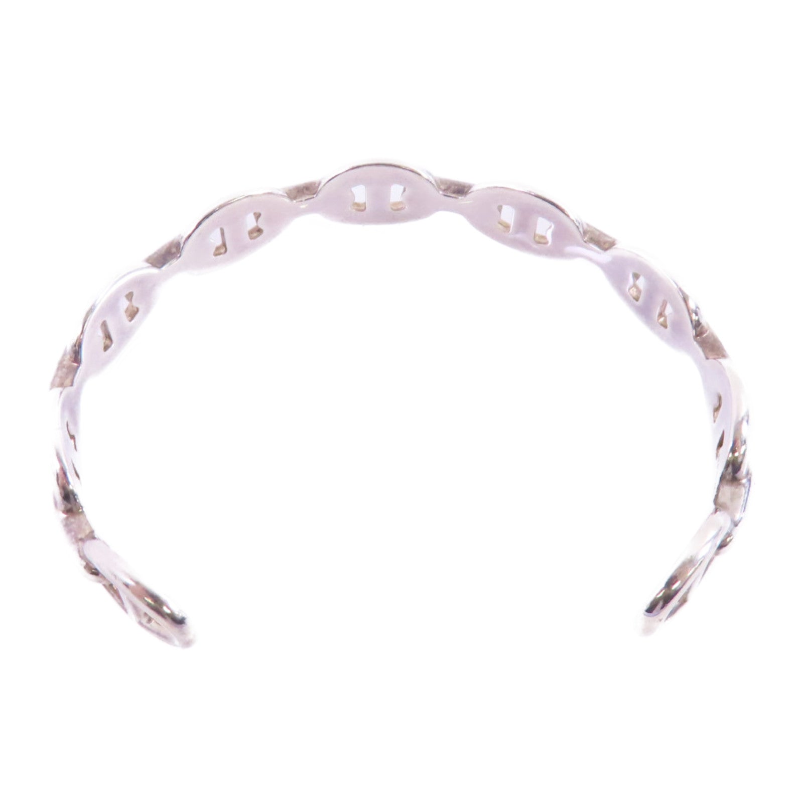 HERMES 925純銀Chaine D'Ancre Enchainee Bangle手鐲