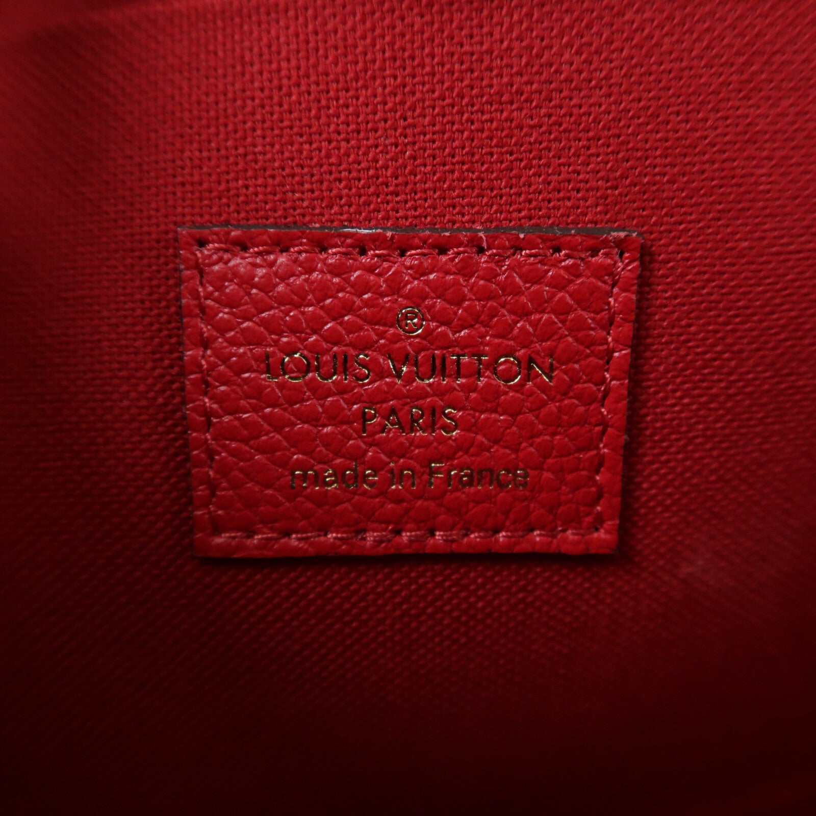 LOUIS VUITTON Monogram Empreinte Pochette Felicie鏈帶肩背袋