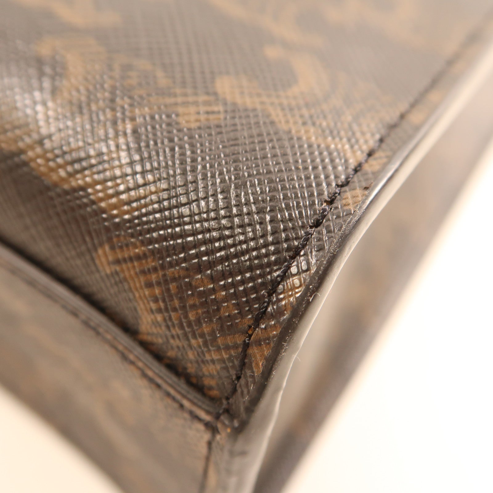 CELINE 塗層帆布Cabas Triomphe金扣手挽肩背兩用袋