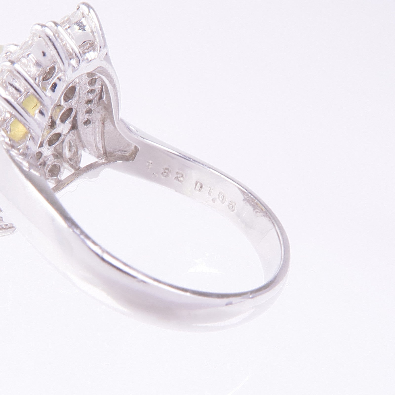 JEWELRY PT900鉑金Ruby Diamond Ring紅寶石/鑽石戒指US#6.25